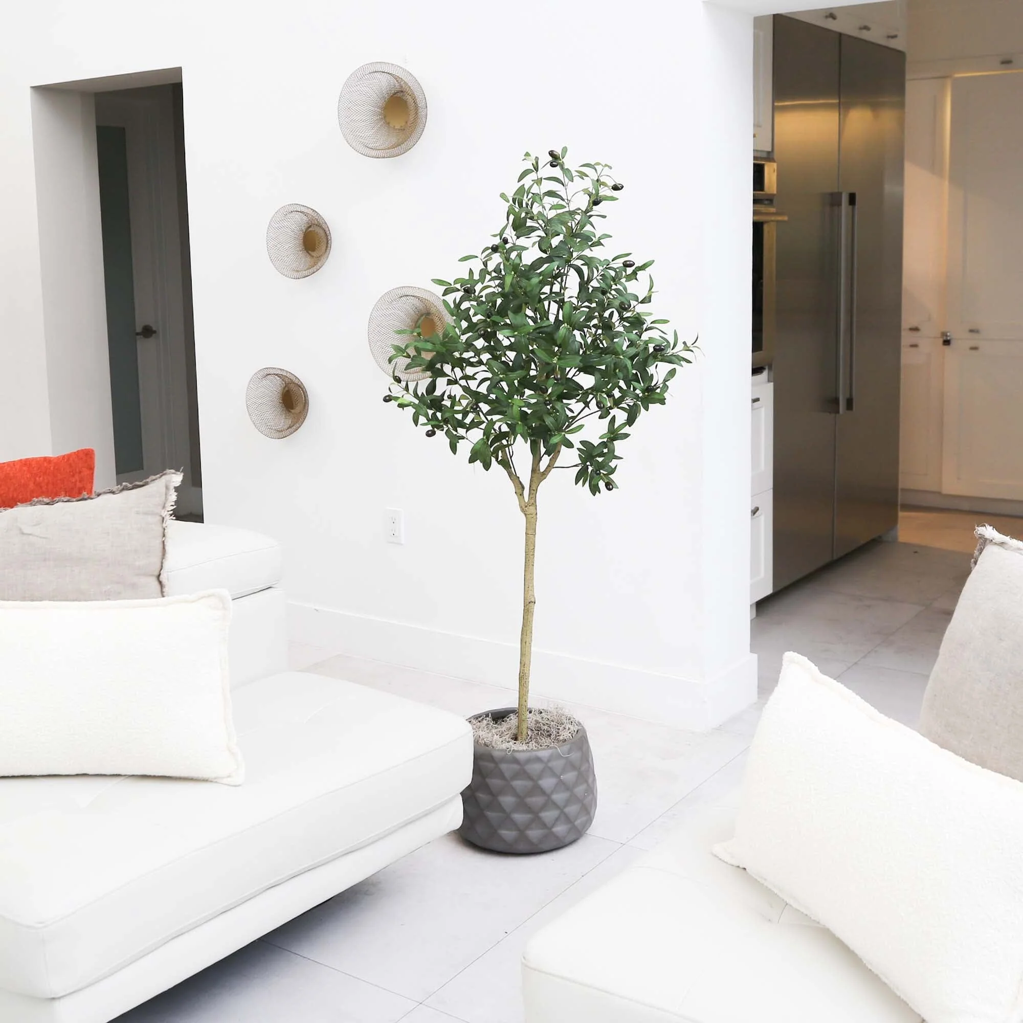 4’ Artificial Olive Tree - Image 3
