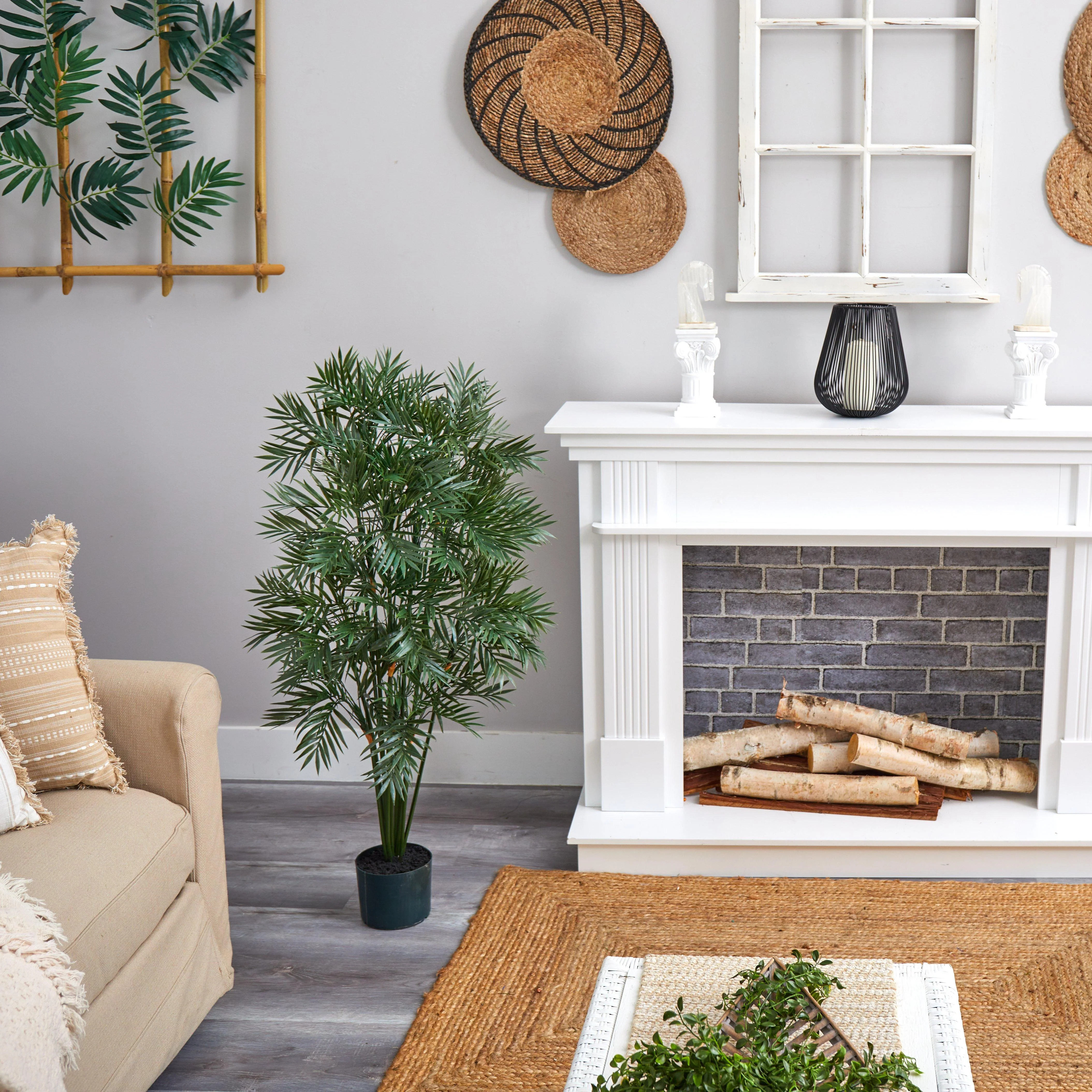 4' Artificial Parlour Palm Tree - Image 3