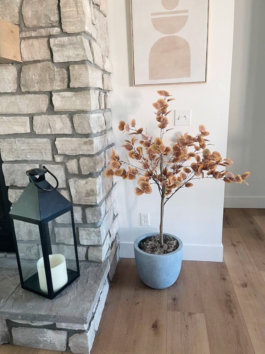 4’ Autumn Eucalyptus Artificial Tree - Image 3