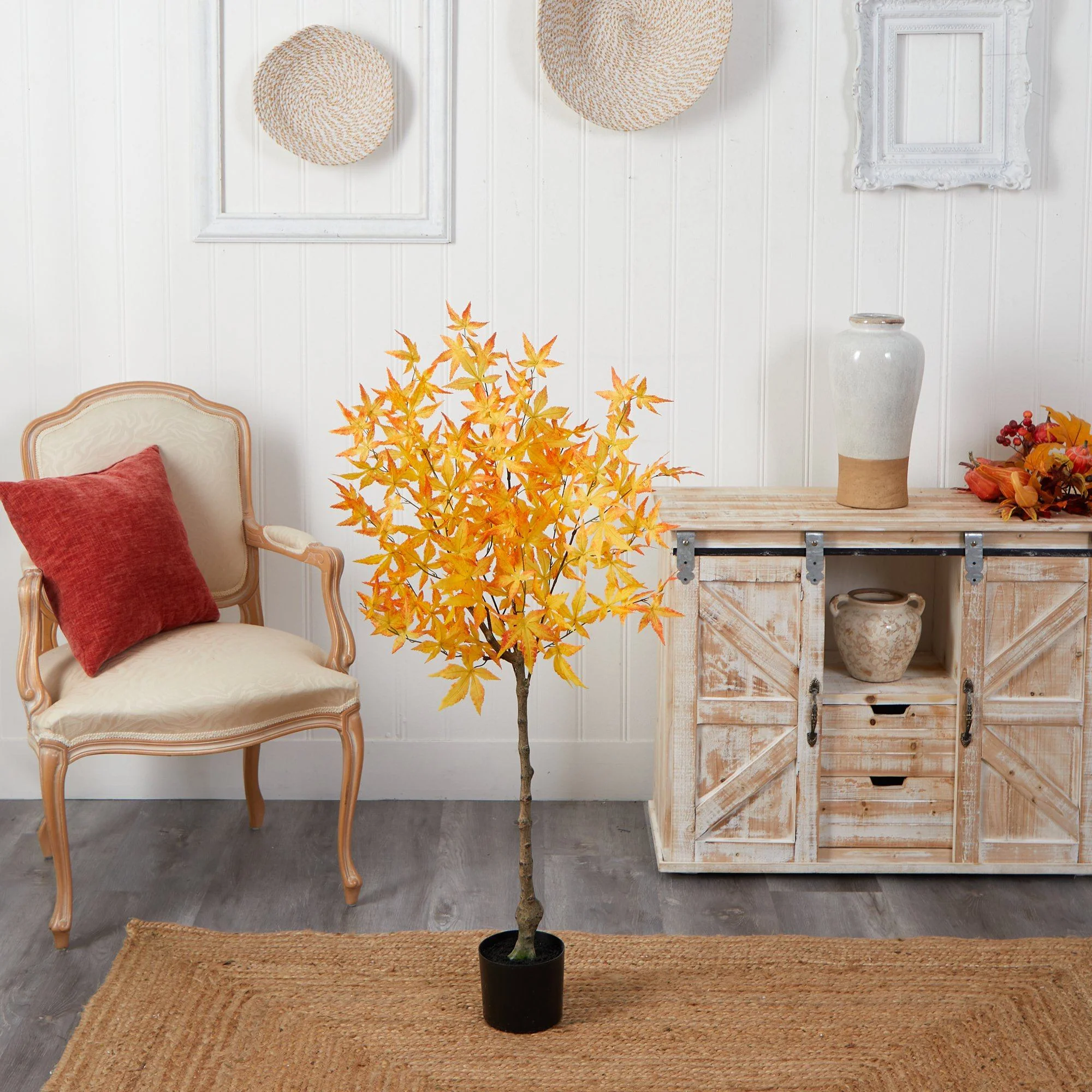 4' Autumn Maple Artificial Tree - Image 10