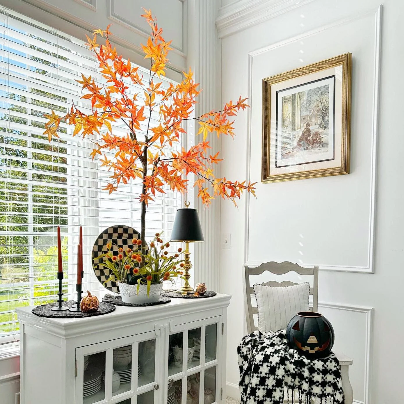 4' Autumn Maple Artificial Tree - Image 2