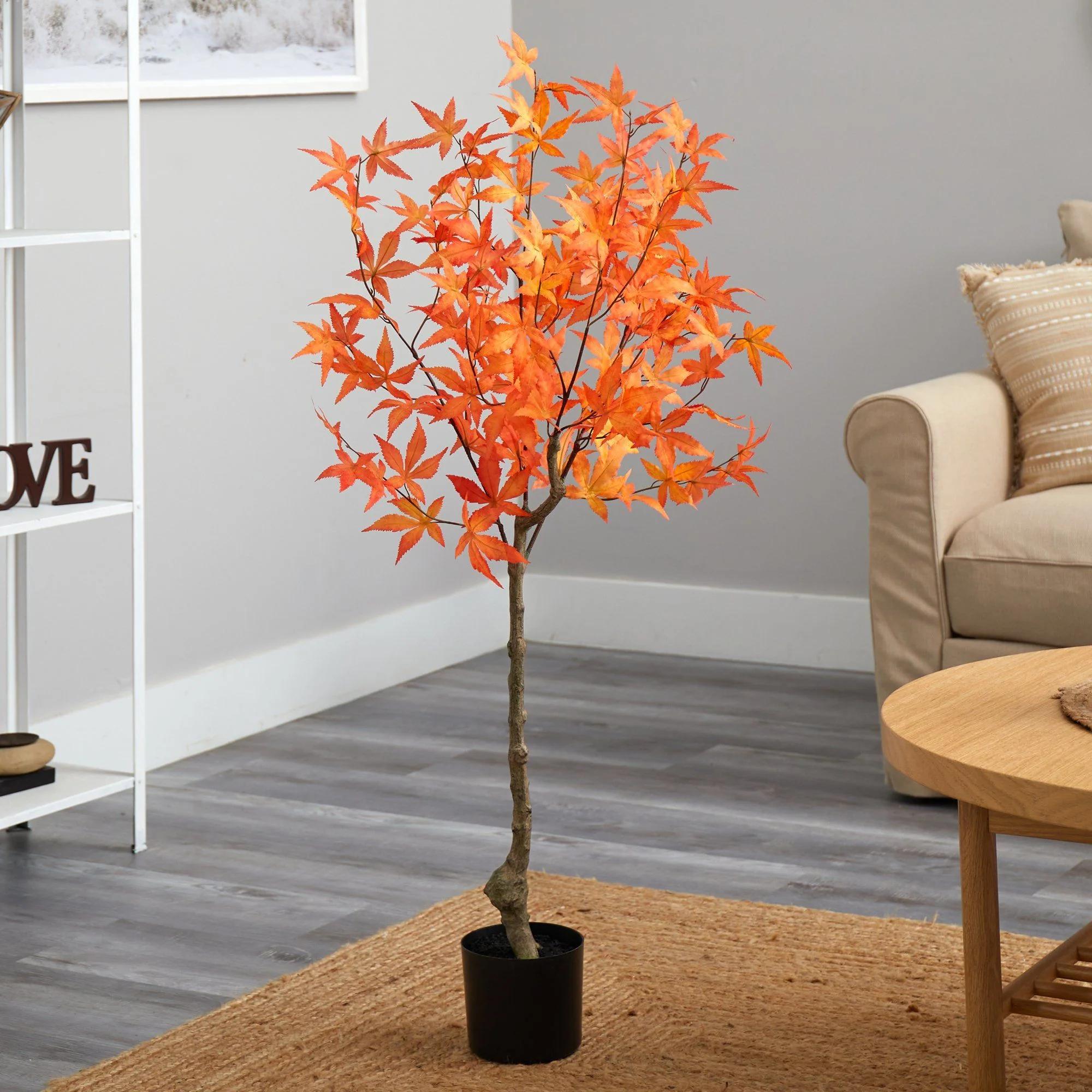4' Autumn Maple Artificial Tree - Image 5