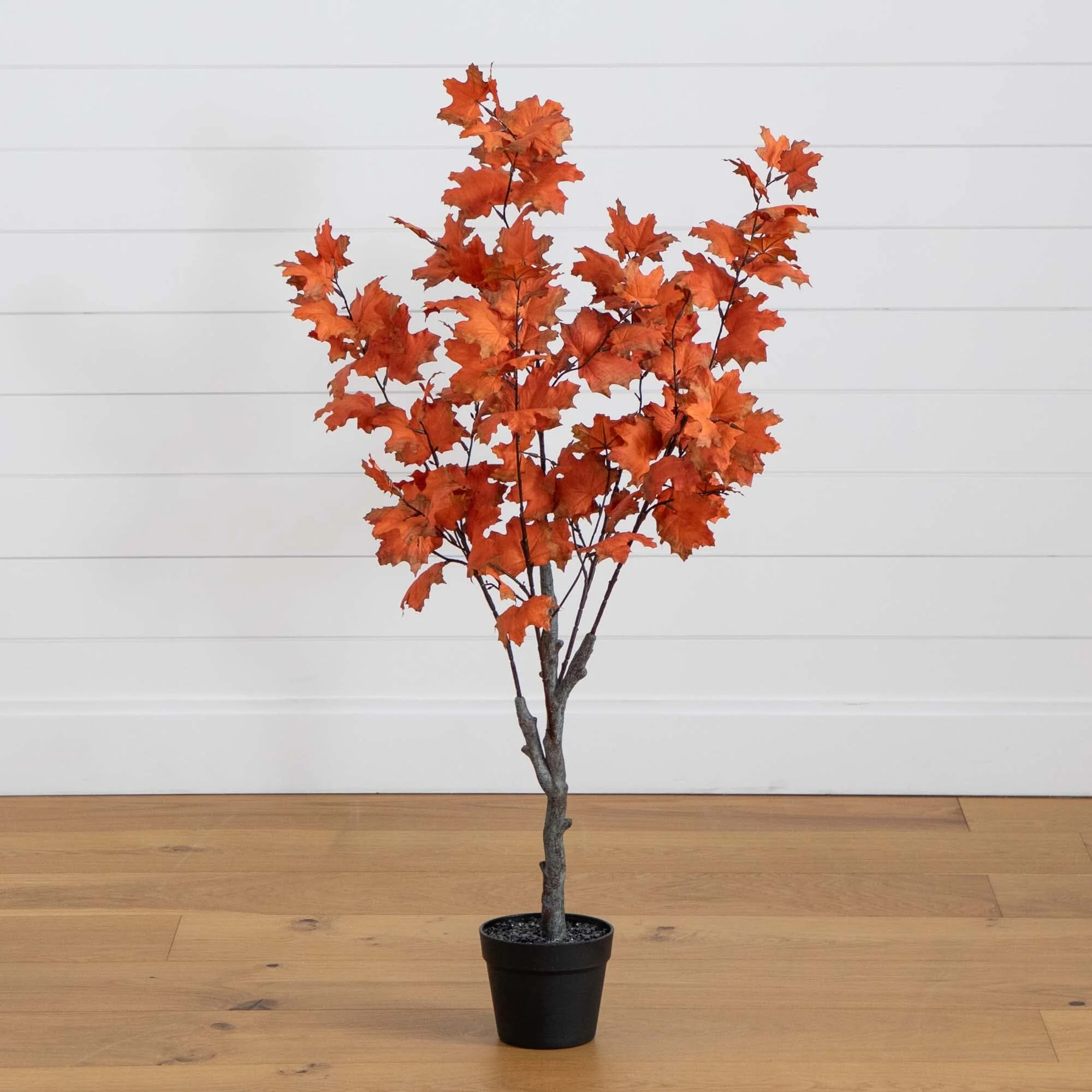 4’ Autumn Smoky Maple Artificial Fall Tree - Image 3