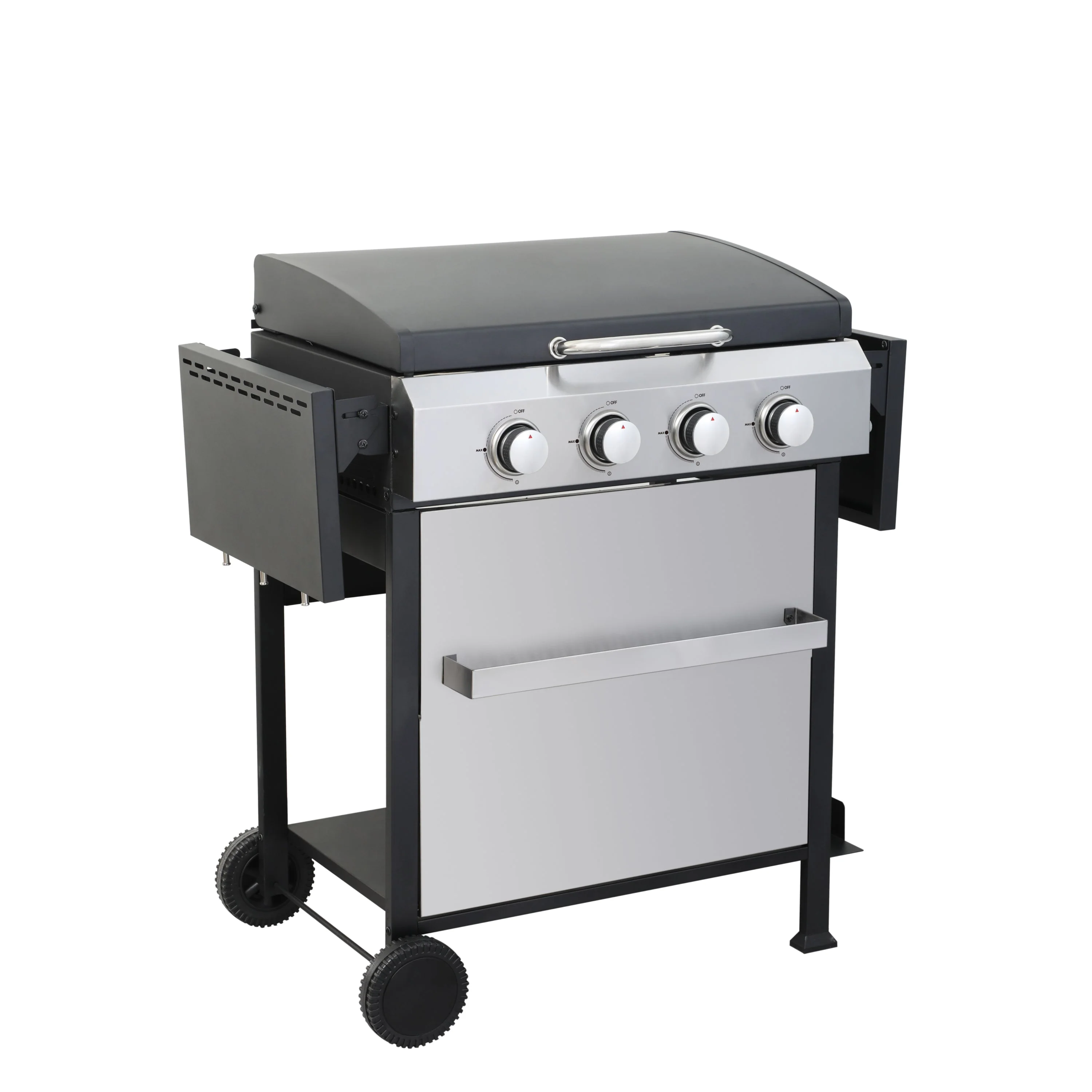4-Burner Propane Gas BBQ Grill with Stainless Steel Plancha - Image 7
