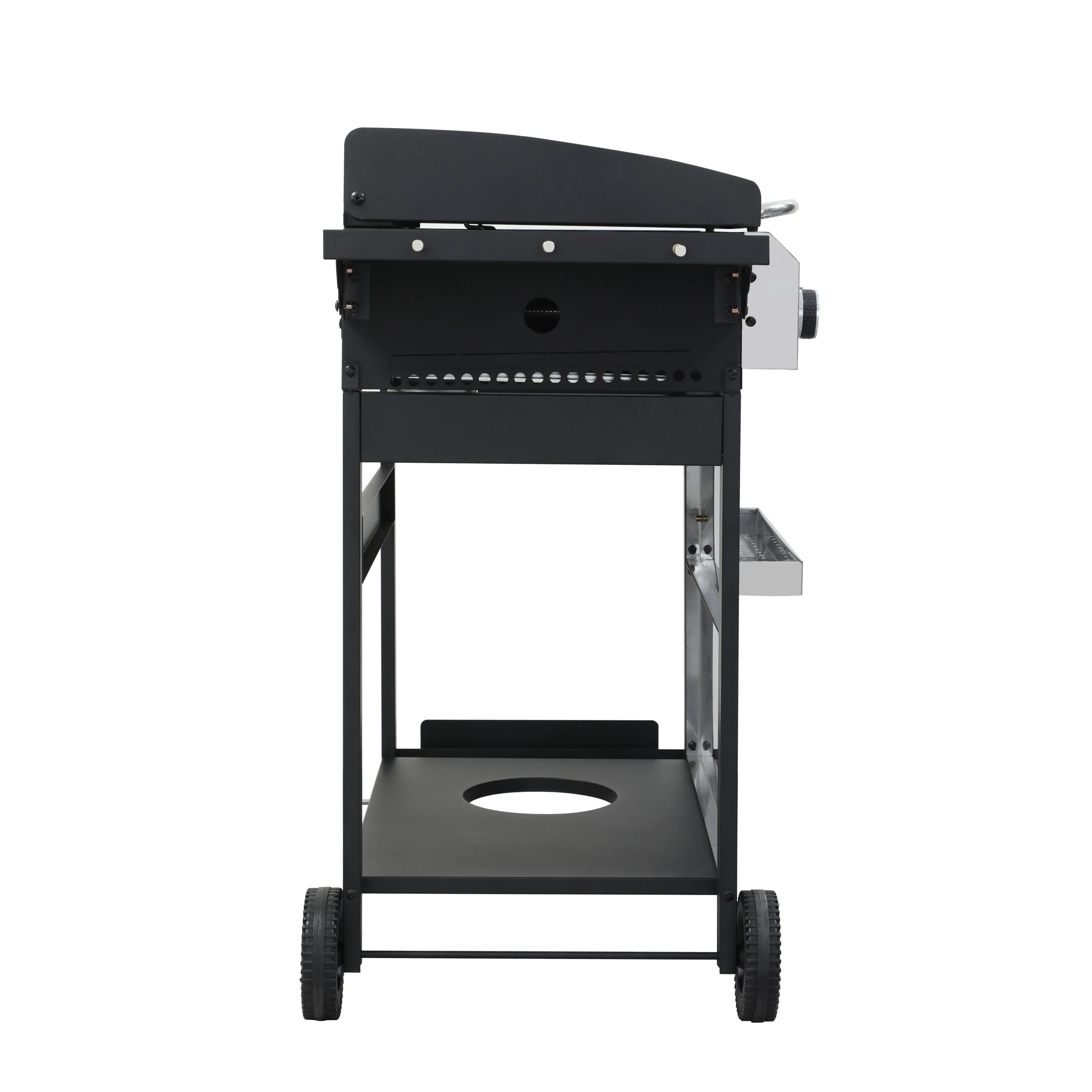 4-Burner Propane Gas BBQ Grill with Stainless Steel Plancha - Image 8