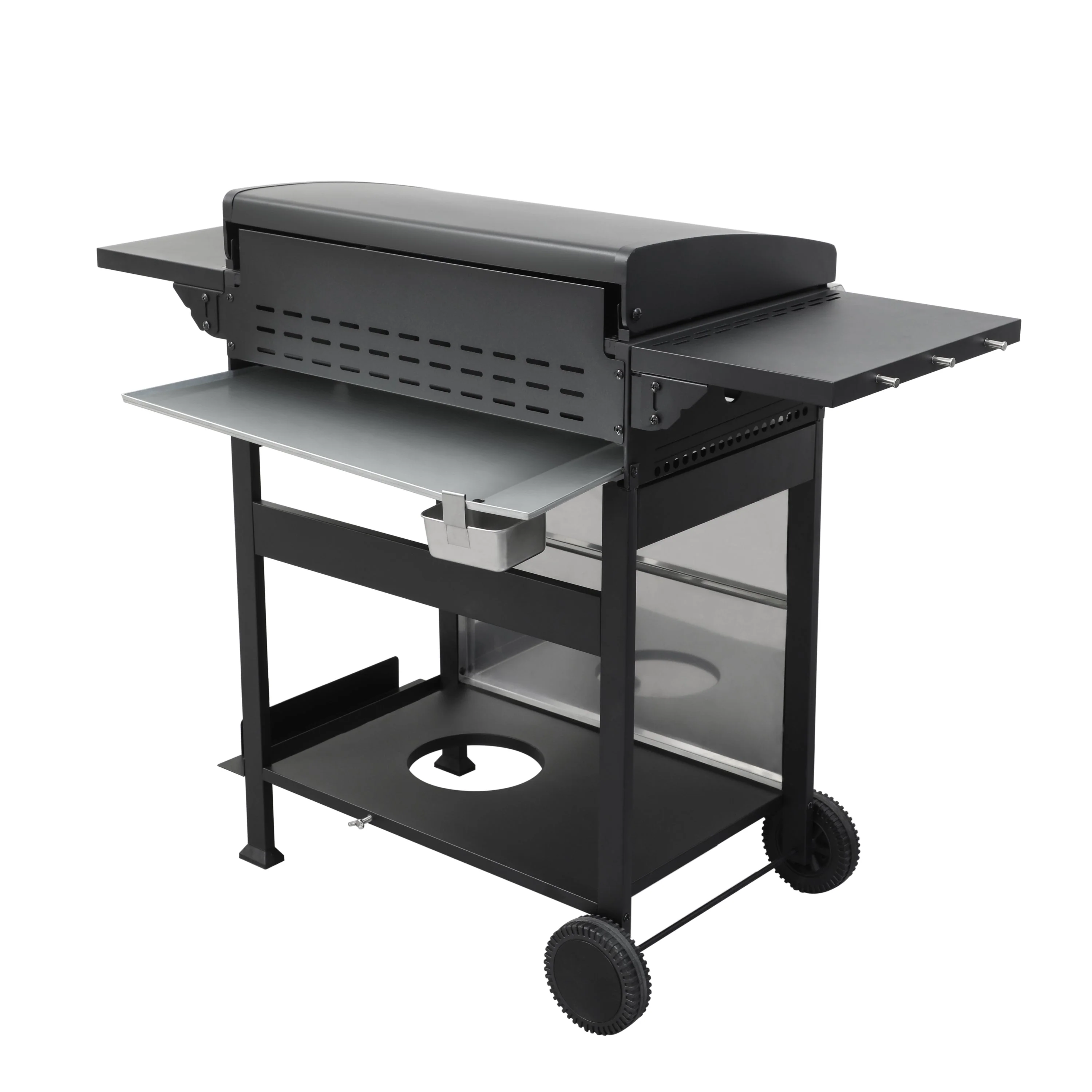4-Burner Propane Gas BBQ Grill with Stainless Steel Plancha - Image 9