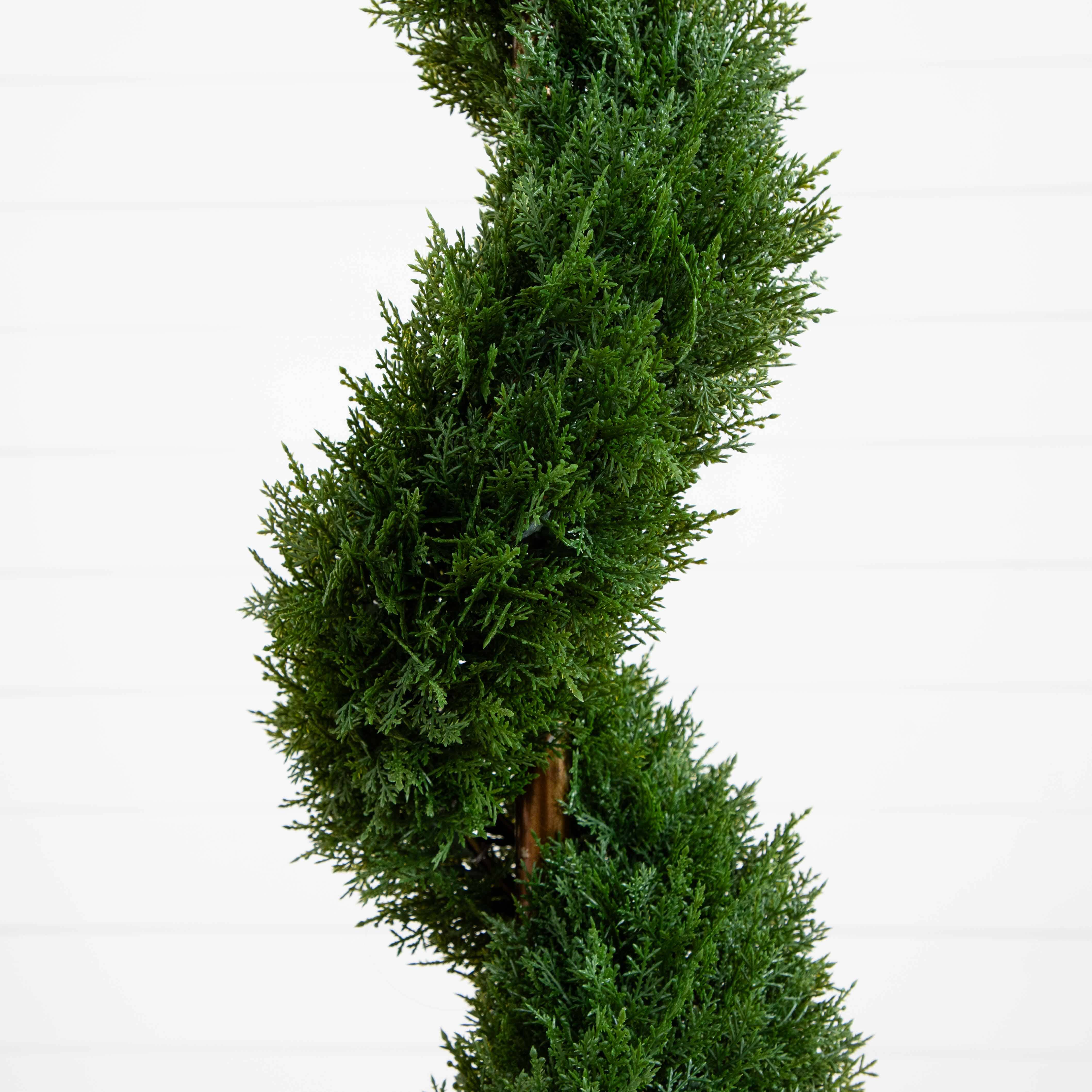 4' Cedar Spiral Silk Tree (In-door/Out-door) - Image 2