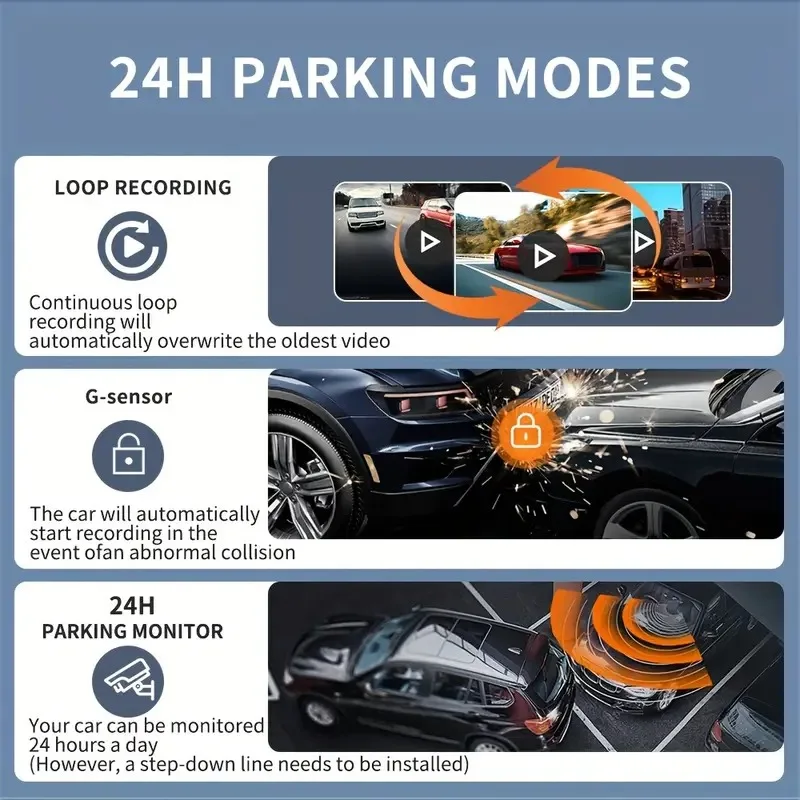 4 Channel 360 Dash Cam Car DVR Front Rear Left Right Camera Parking Monitor - Image 6