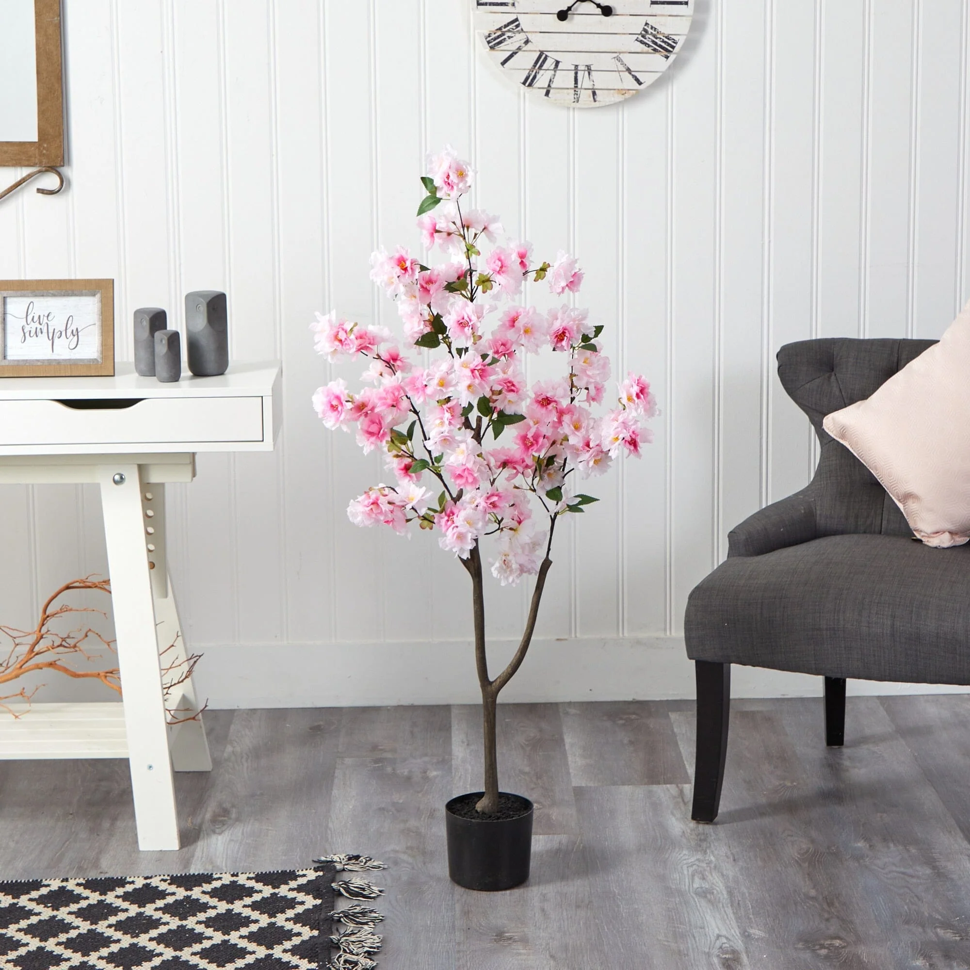 4’ Cherry Blossom Artificial Tree - Image 3