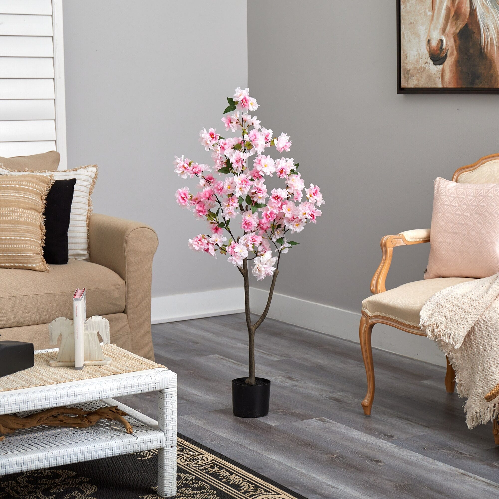 4’ Cherry Blossom Artificial Tree - Image 4