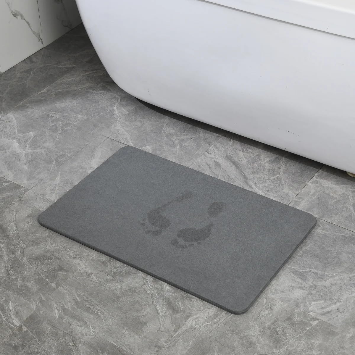 4 Colors! - 24" x 15" Diatomaceous Quick-Drying Stone Bath Mat - Image 11