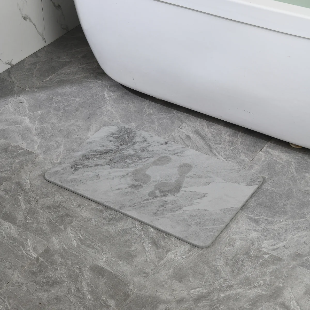 4 Colors! - 24" x 15" Diatomaceous Quick-Drying Stone Bath Mat - Image 36