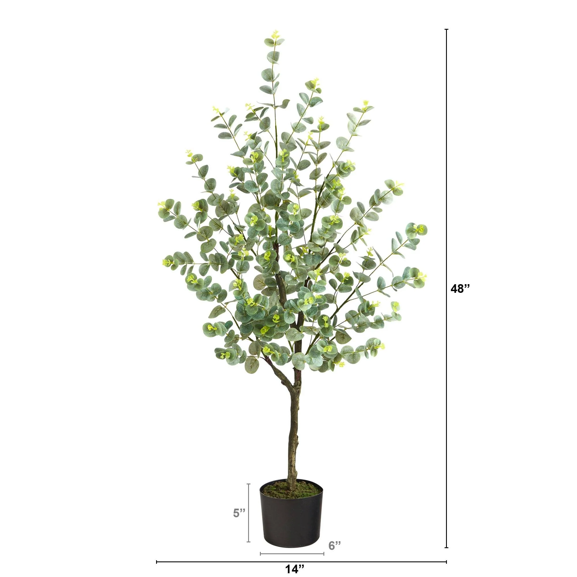 4’ Eucalyptus Artificial Tree - Image 4