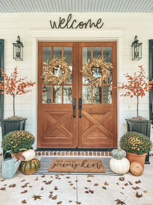4’ Fall Birch Artificial Autumn Tree - Image 2