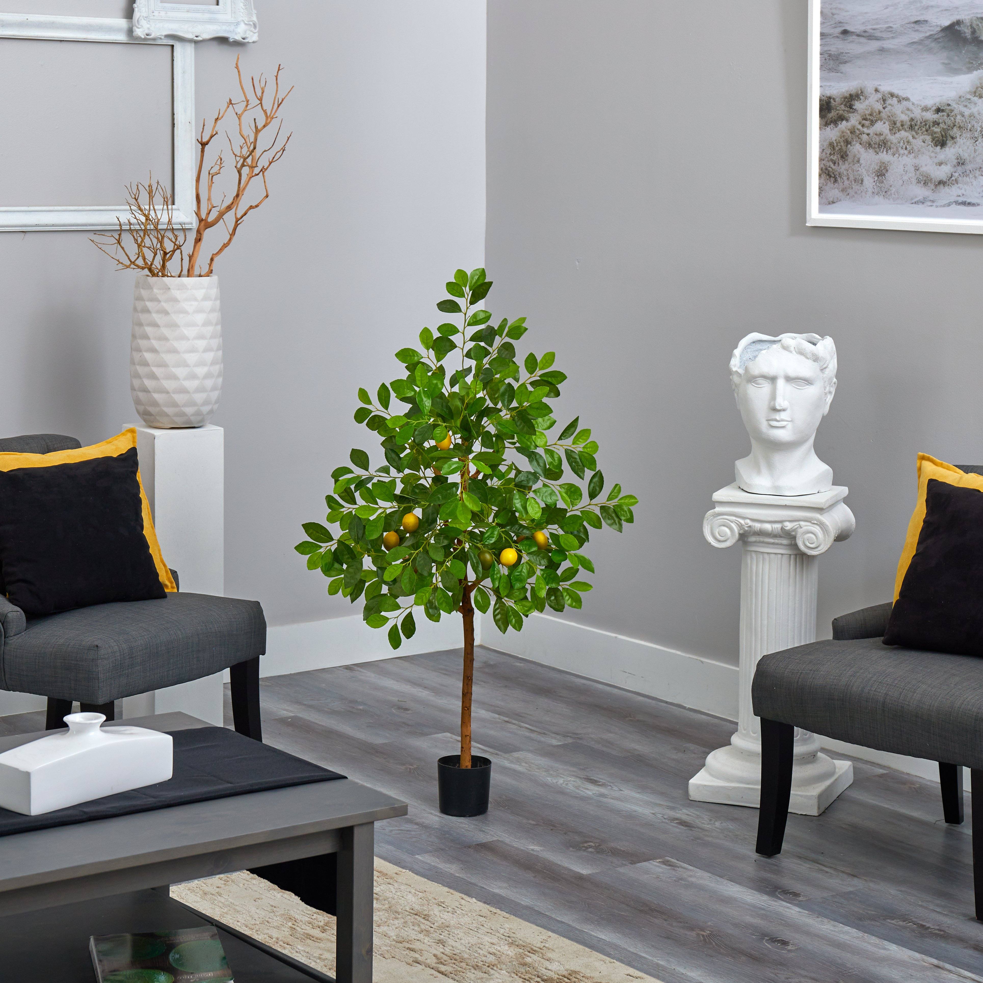 4’ Lemon Artificial Tree - Image 4