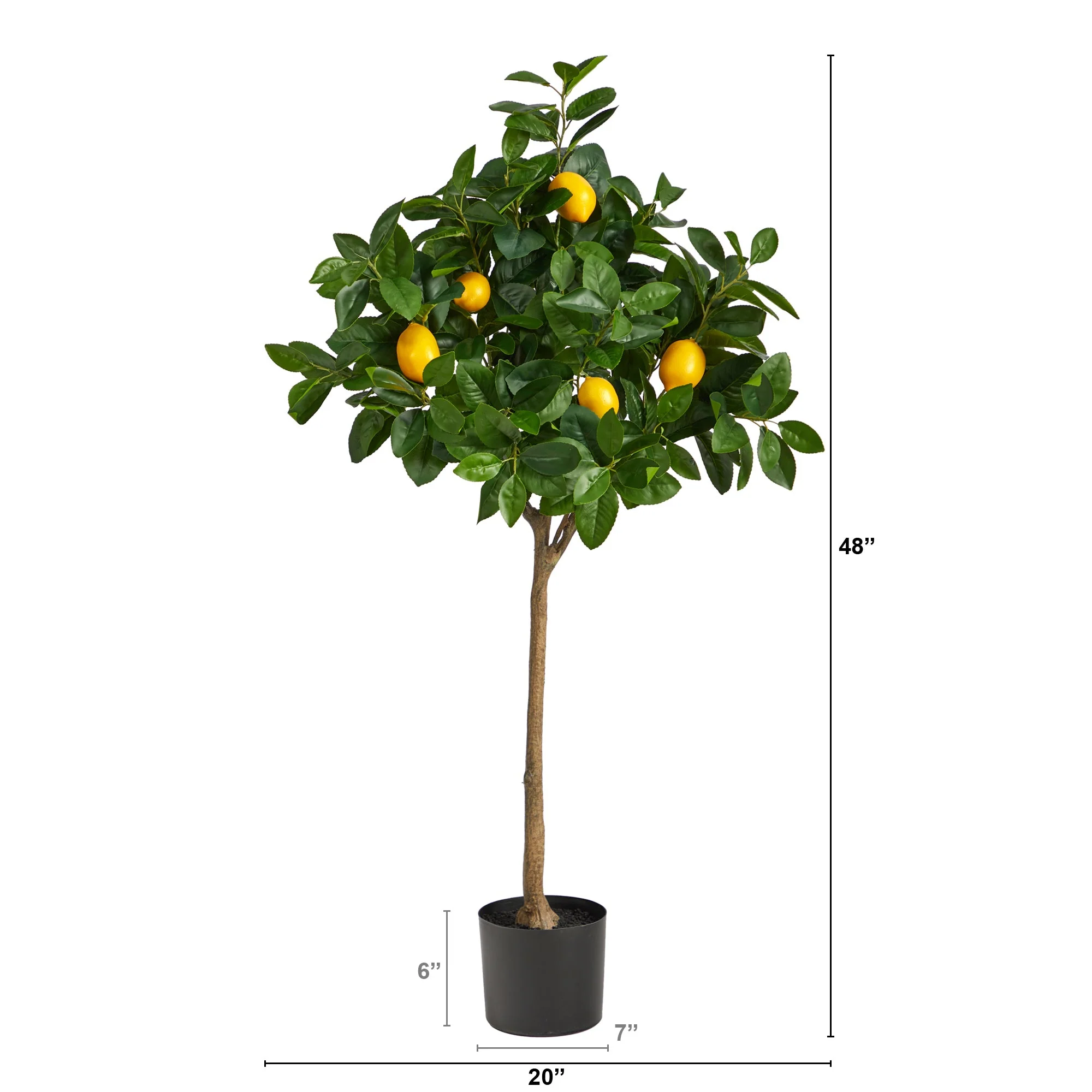 4’ Lemon Tree Artificial - Image 2