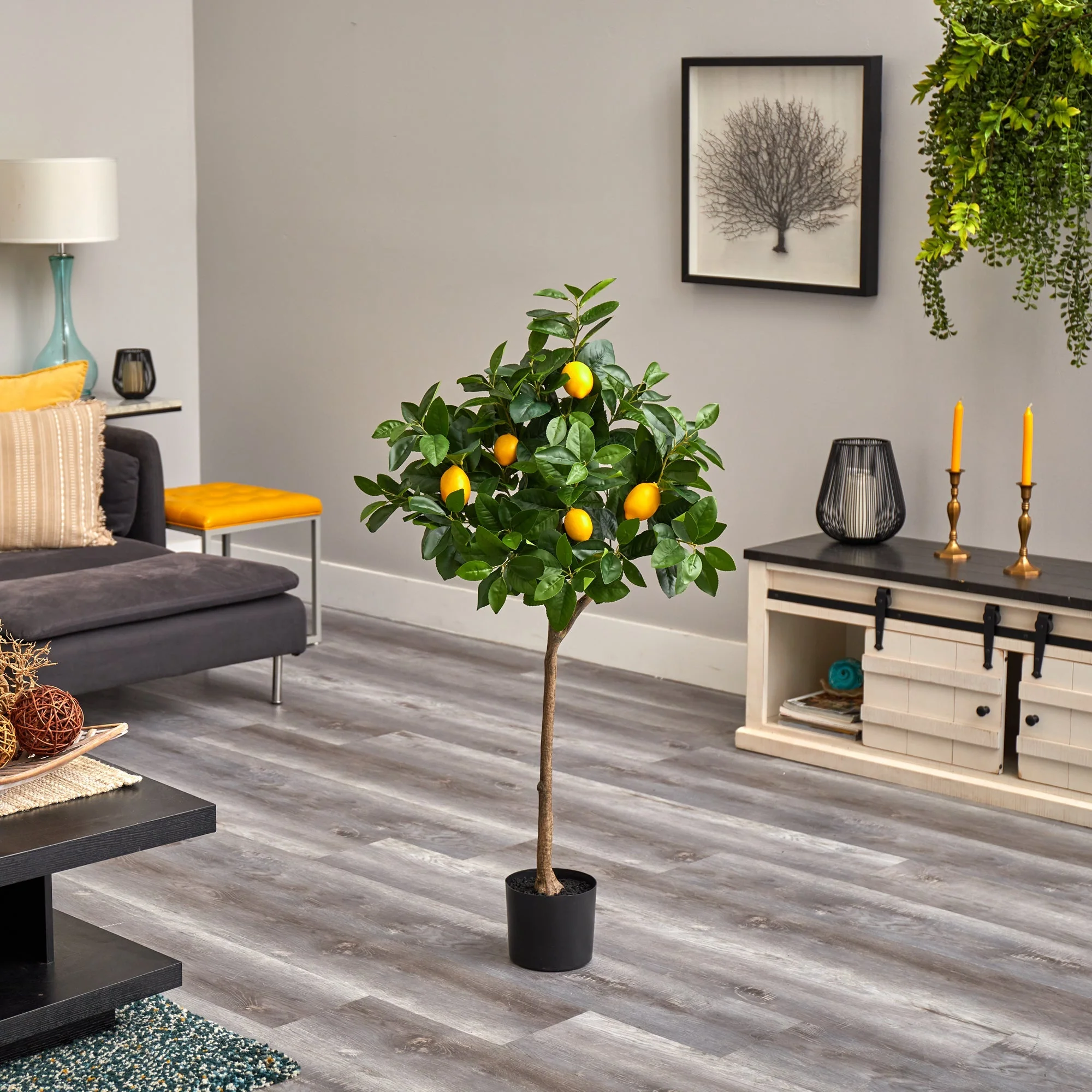 4’ Lemon Tree Artificial - Image 4