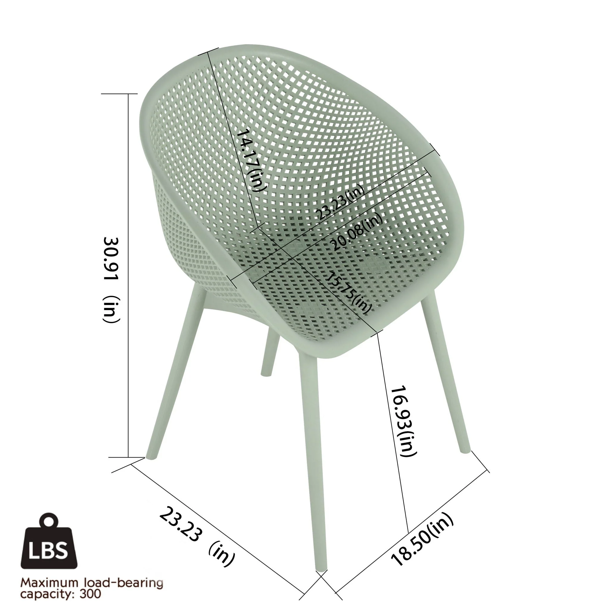 4 Pack Lounge Chair Set With Long Table - Image 14