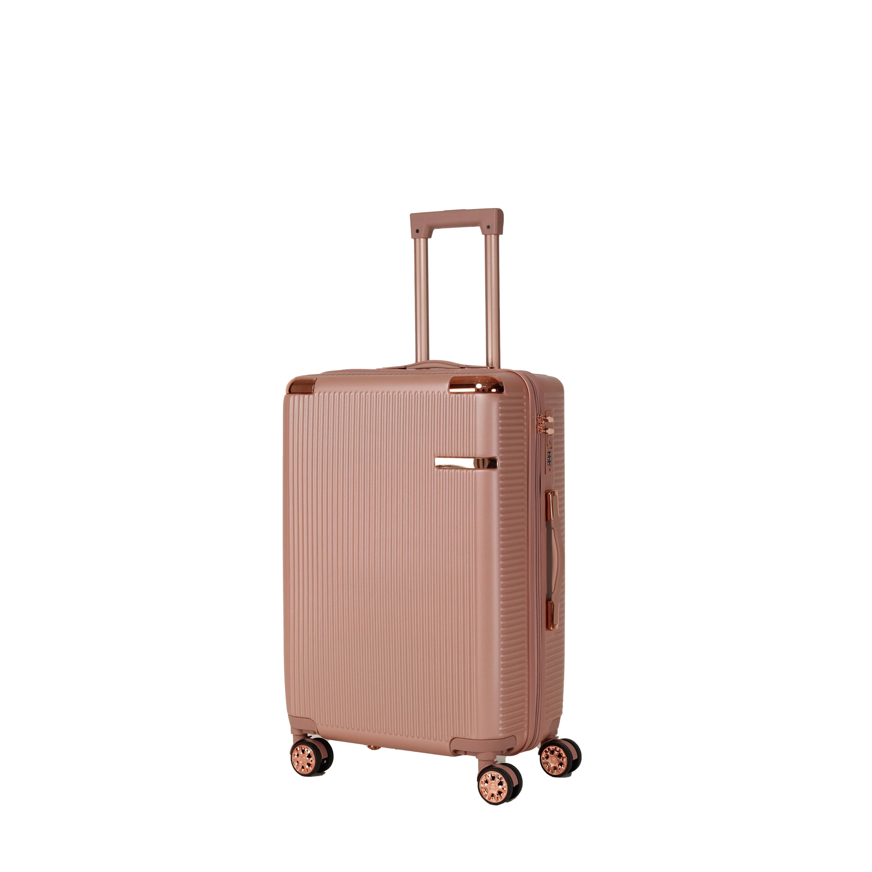 4-Piece Hard ABS Luggage Set with 360° Dual Rotating Wheels - Image 3