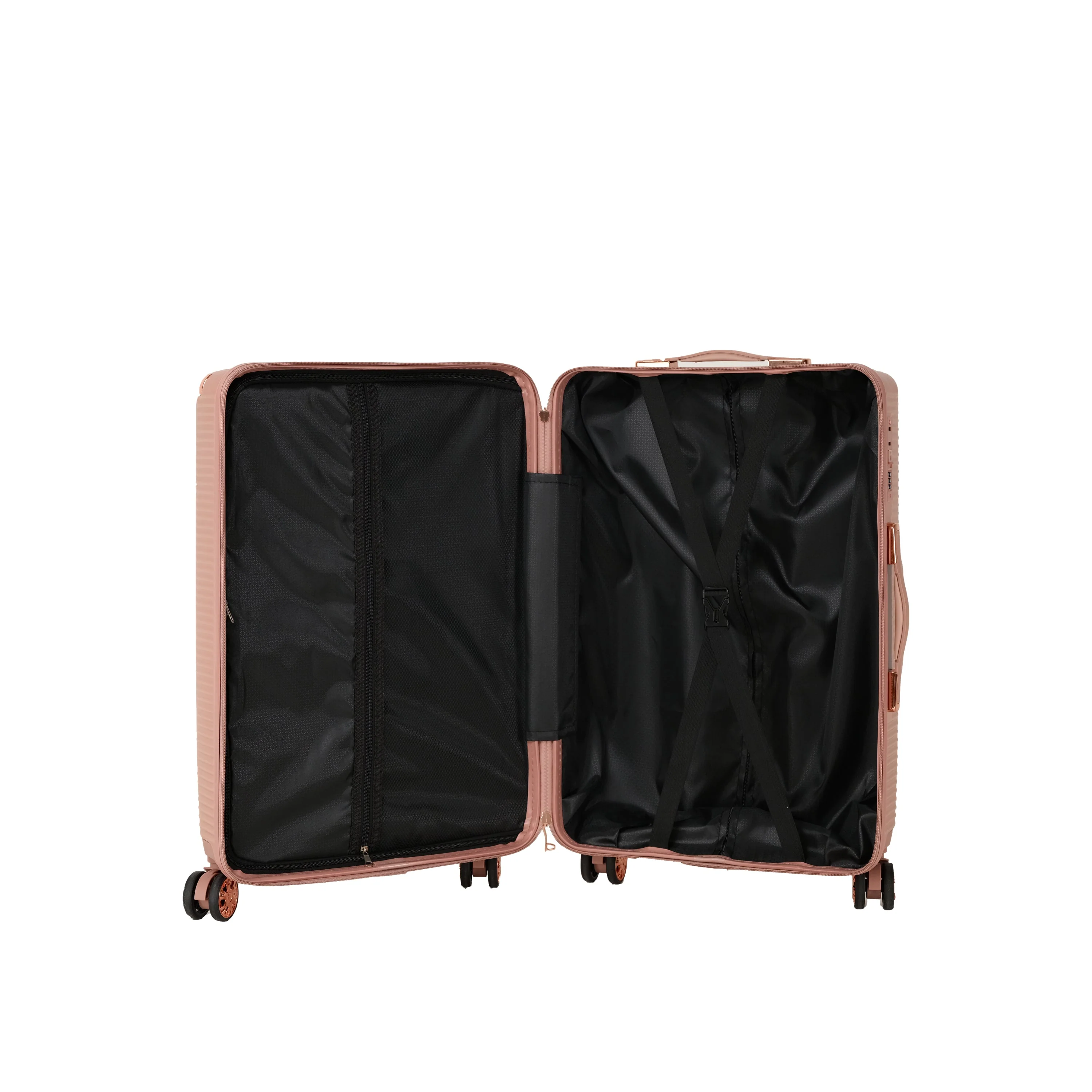 4-Piece Hard ABS Luggage Set with 360° Dual Rotating Wheels - Image 5