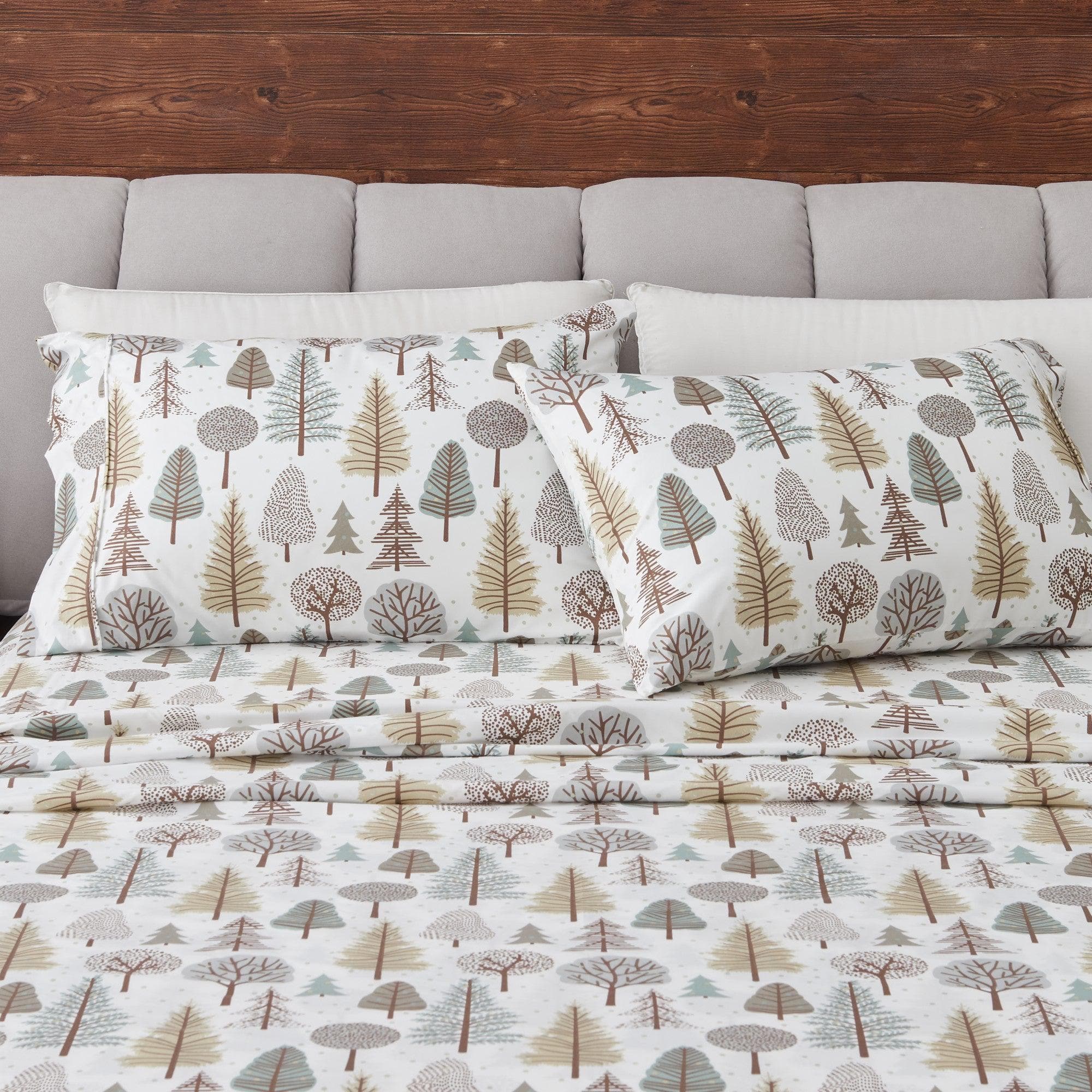 4-Piece Lodge Microfiber Sheet - Mountain Ridge Collection - Image 11