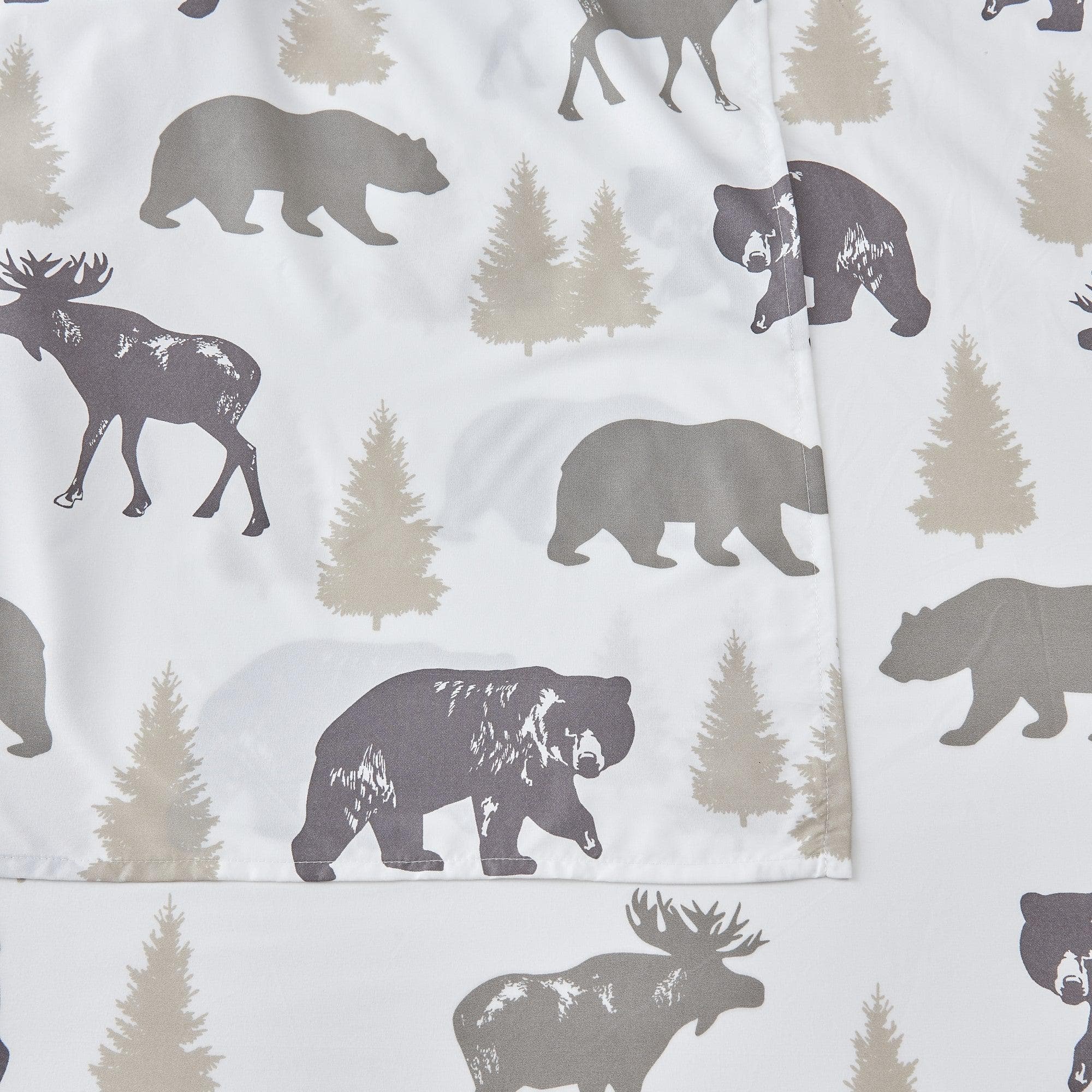 4-Piece Lodge Microfiber Sheet - Mountain Ridge Collection - Image 20