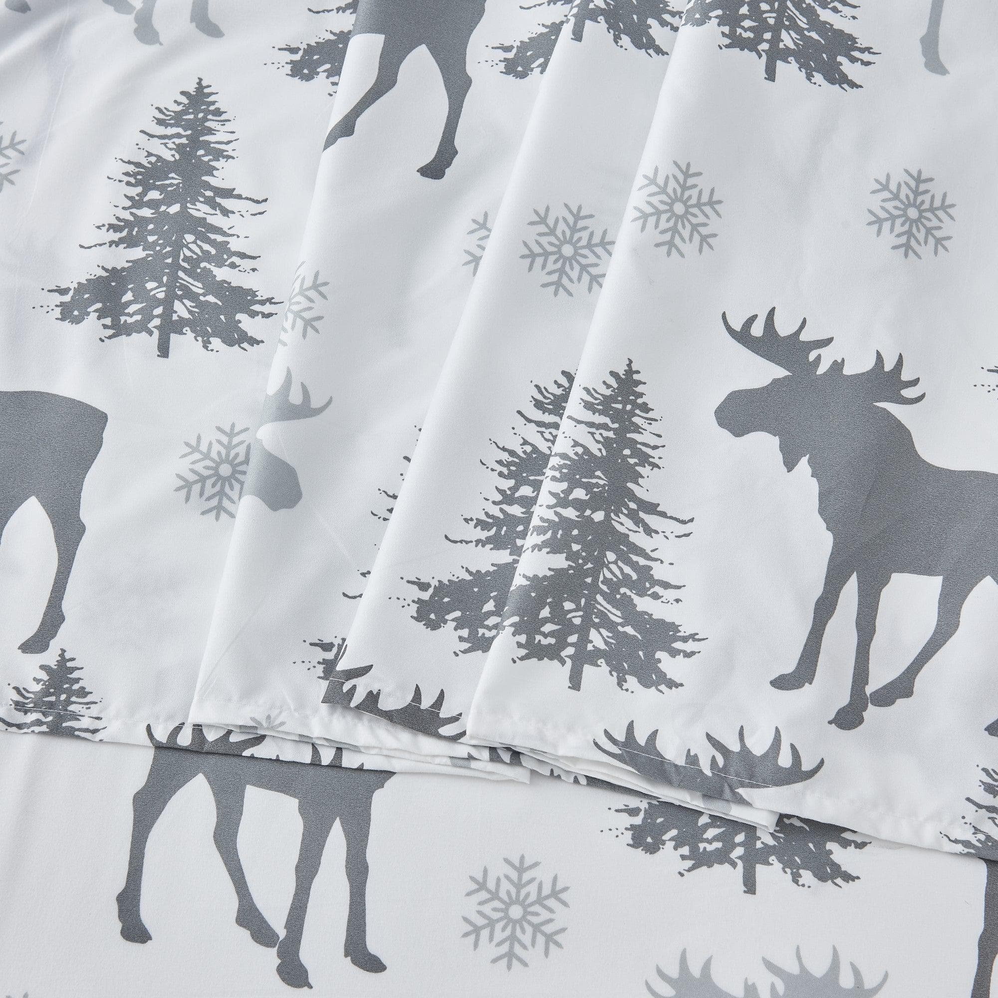 4-Piece Lodge Microfiber Sheet - Mountain Ridge Collection - Image 3