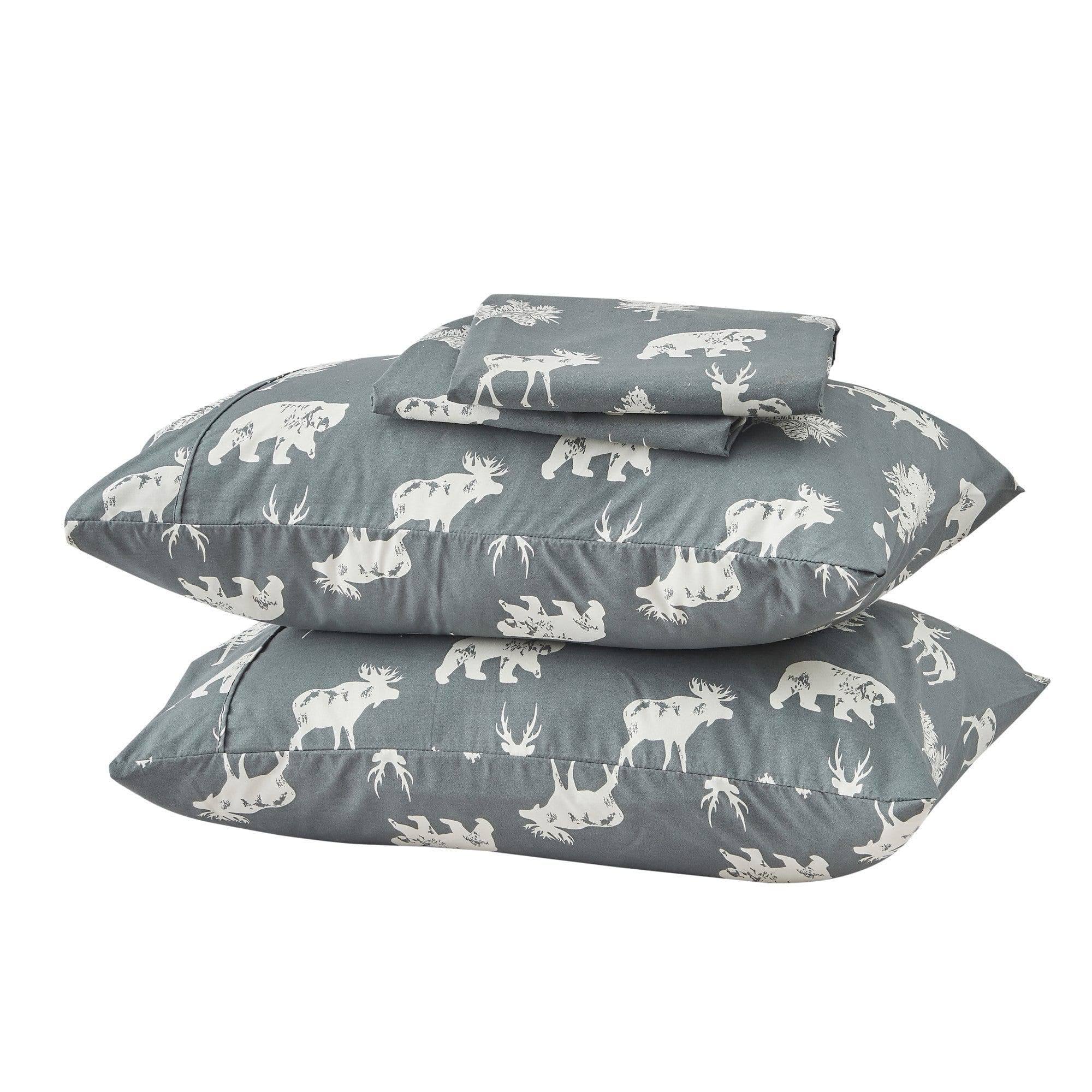 4-Piece Lodge Microfiber Sheet - Mountain Ridge Collection - Image 34