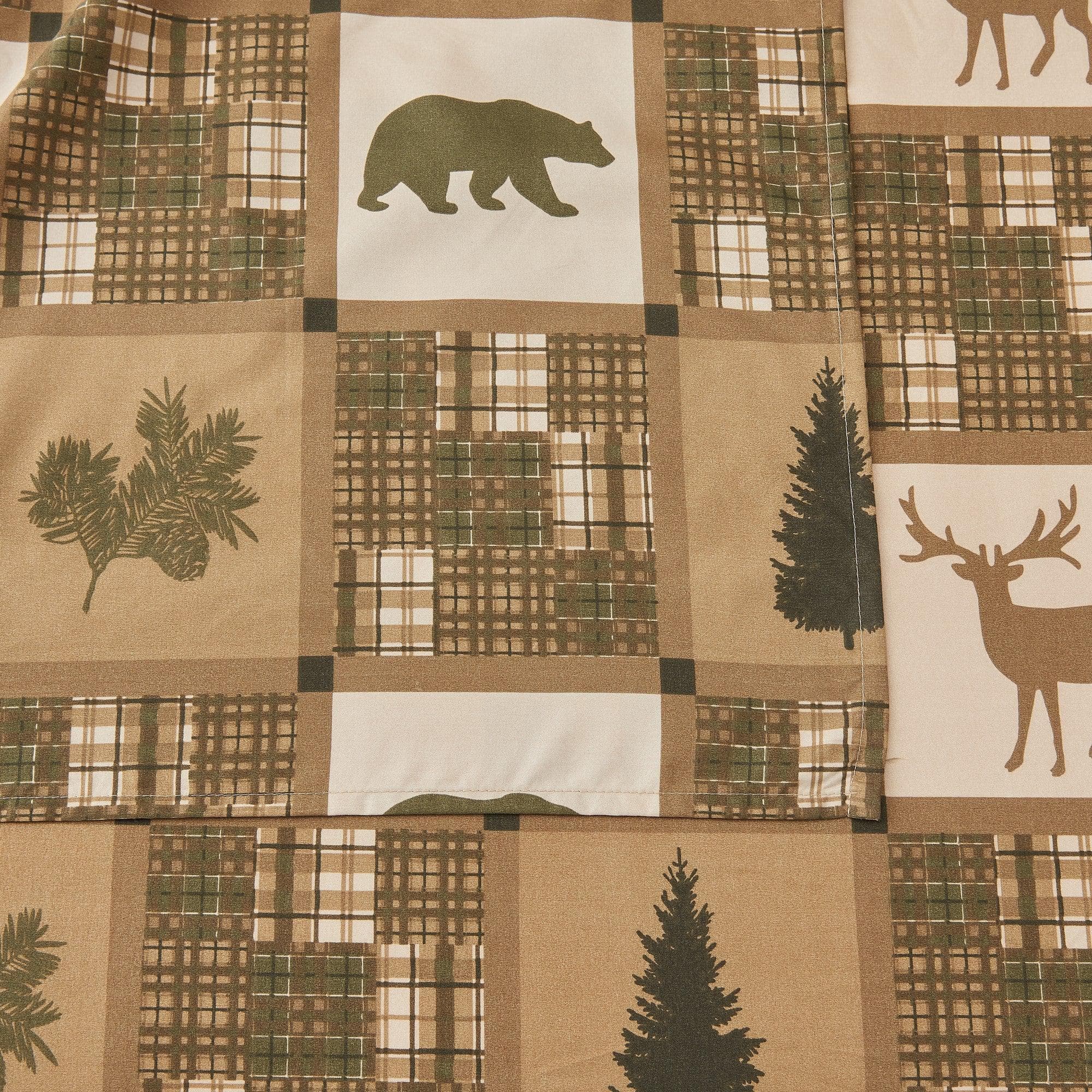 4-Piece Lodge Microfiber Sheet - Mountain Ridge Collection - Image 40