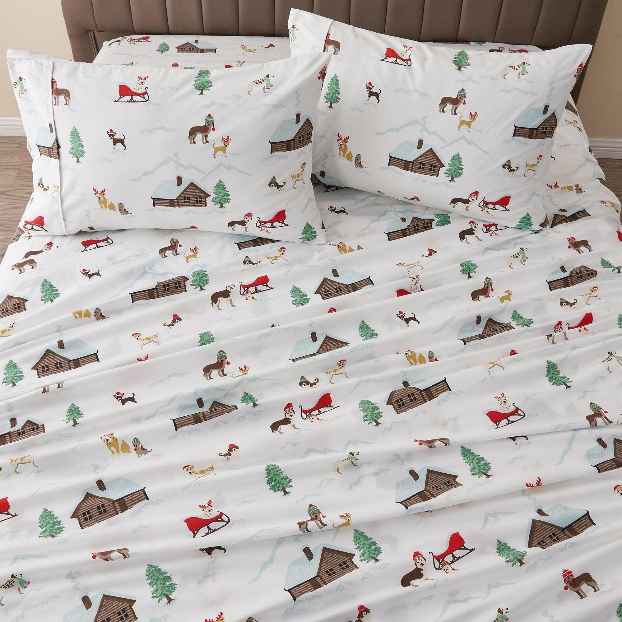 4-Piece Lodge Microfiber Sheet - Mountain Ridge Collection - Image 6