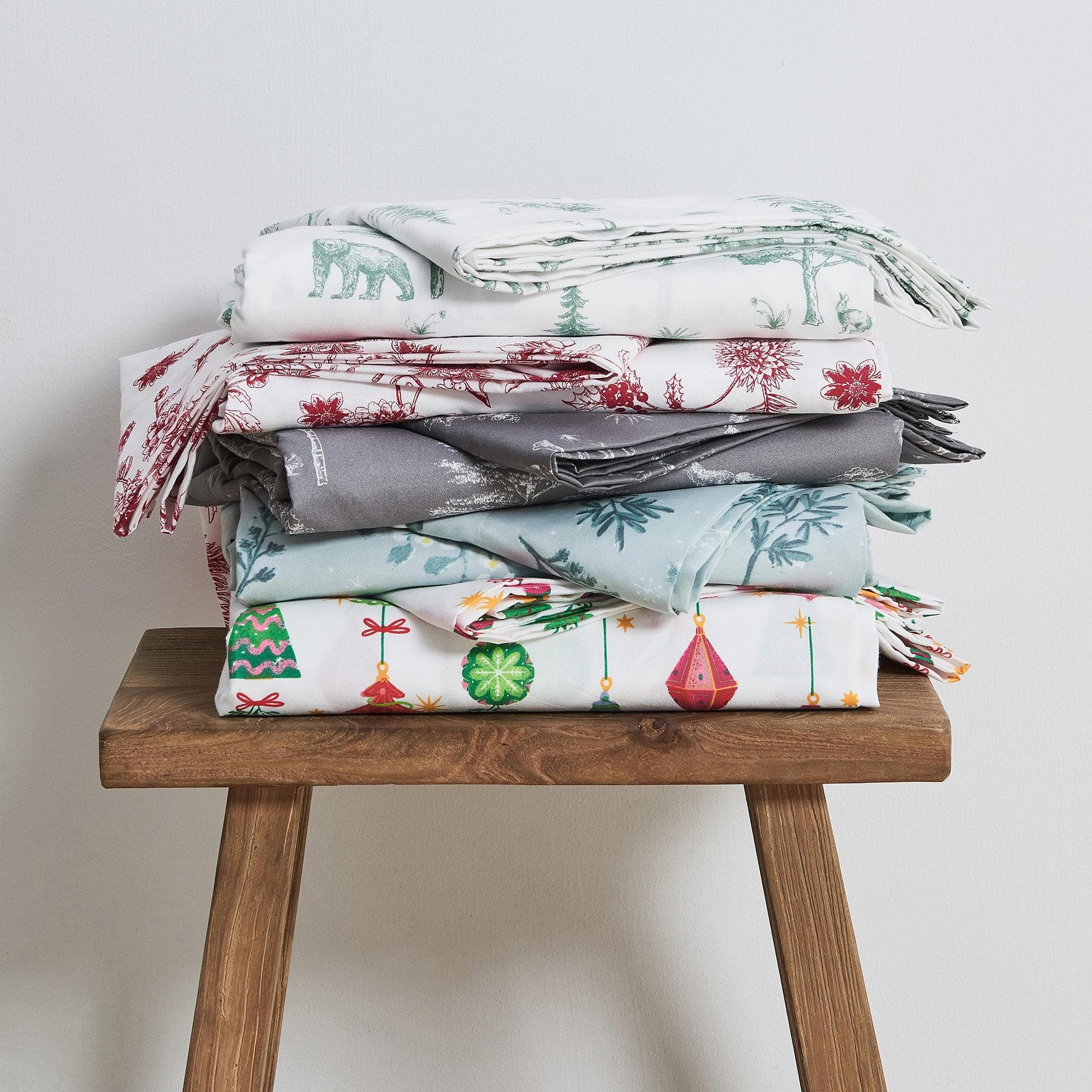 4-Piece Lodge Microfiber Sheet - Mountain Ridge Collection - Image 61