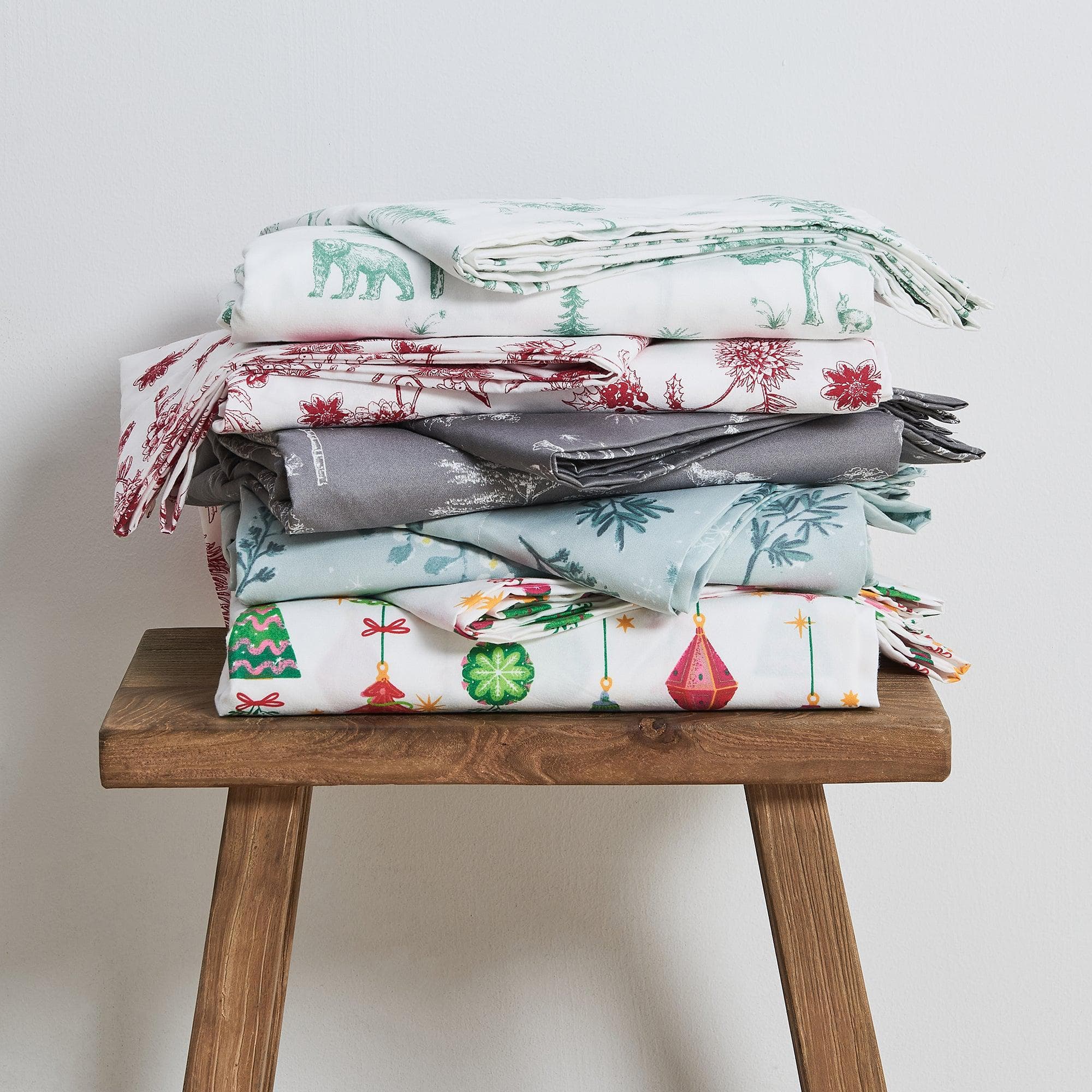 4-Piece Lodge Microfiber Sheet - Mountain Ridge Collection - Image 67
