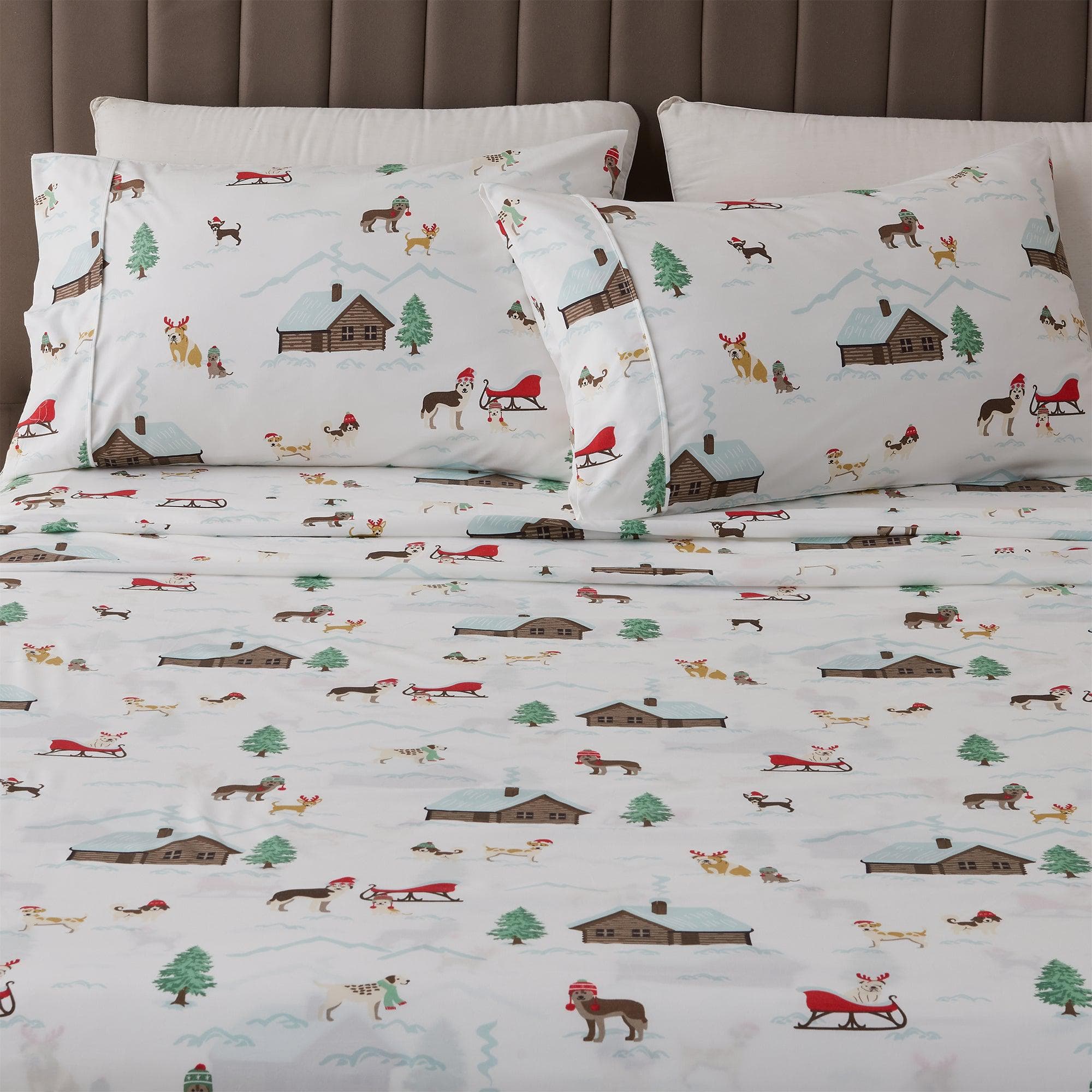 4-Piece Lodge Microfiber Sheet - Mountain Ridge Collection - Image 7