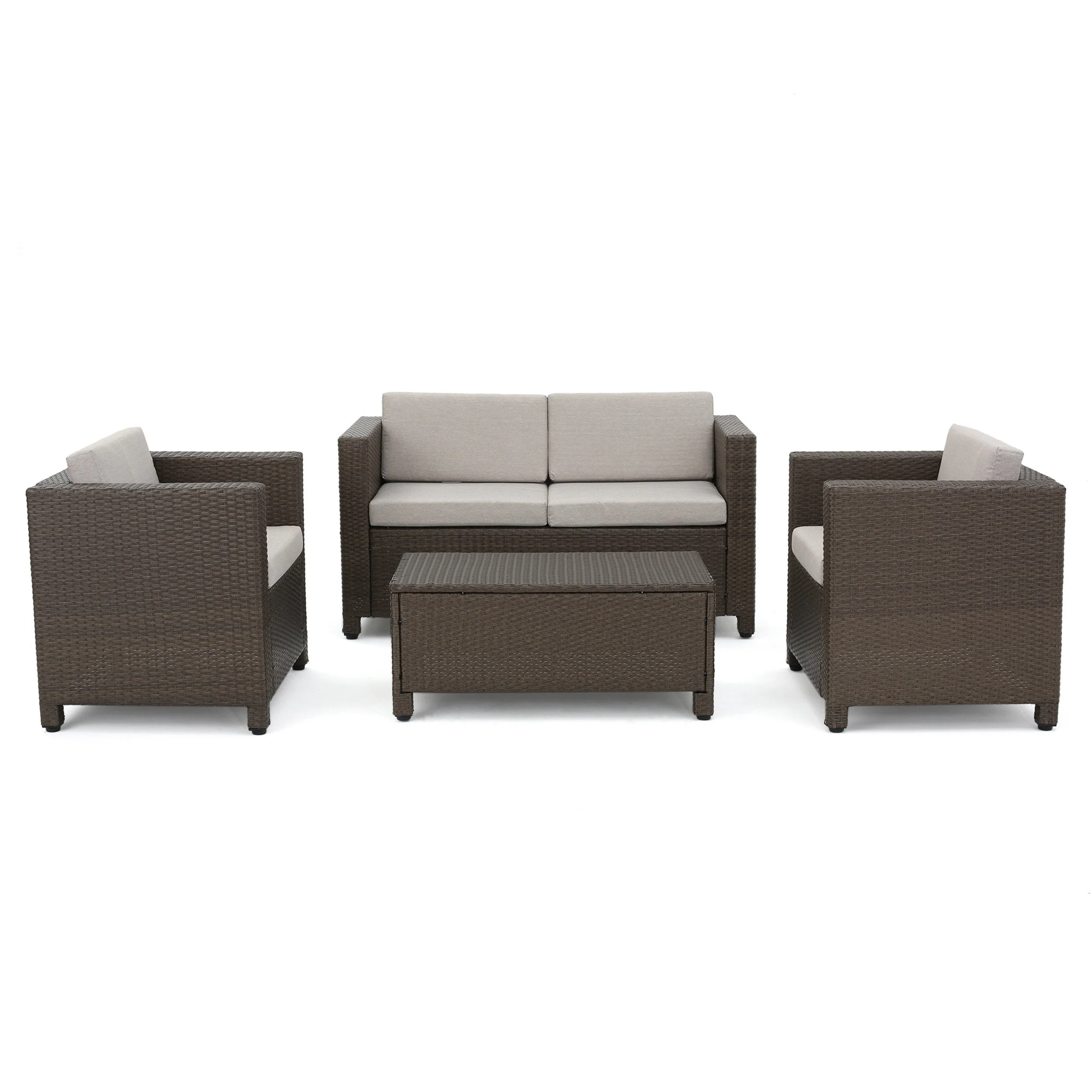 4 Piece Outdoor Set (Beige) - Image 7