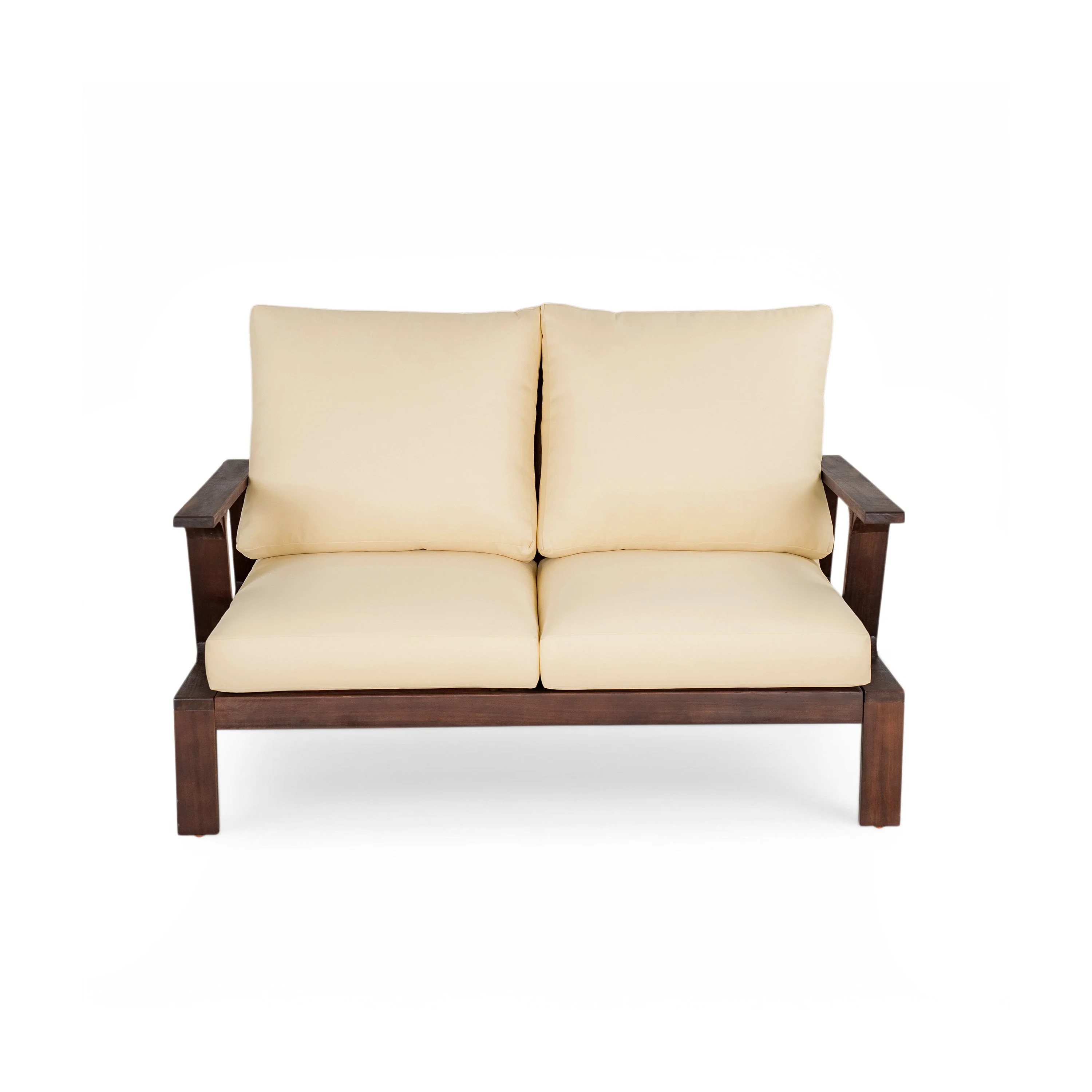 4-Piece Outdoor Sofa Set with Cushions and Coffee Table - Image 13