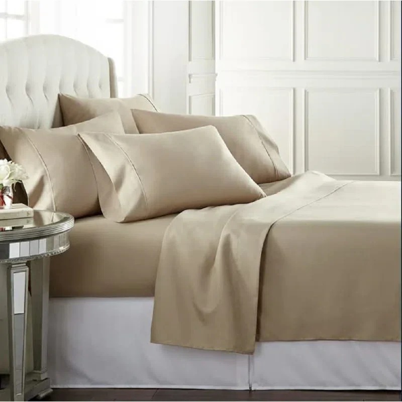 4-Piece Set: 100% Egyptian-Quality Cotton 1000 Thread Count Deep Pocket Luxury Sheets - Image 6
