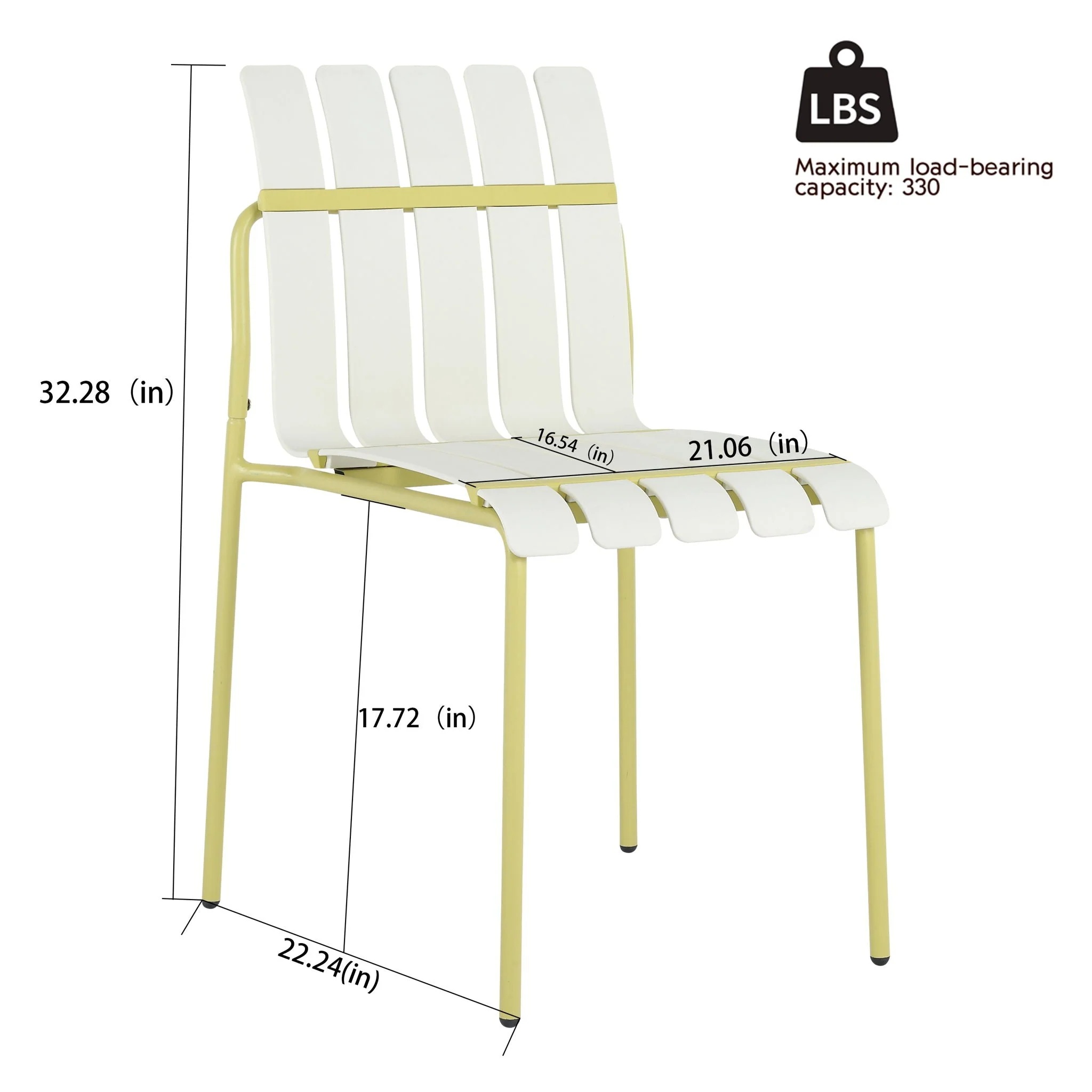 4 Piece Set Of Modern Color Block Designed Single Chairs With Long Table - Image 8