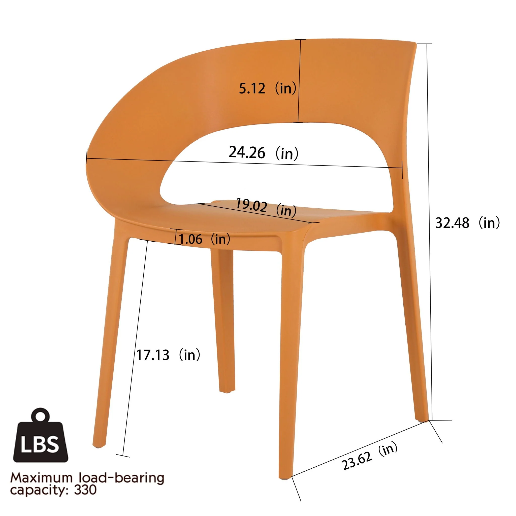 4 Piece Set Of Modern Designed Single Chairs With Long Table - Image 3