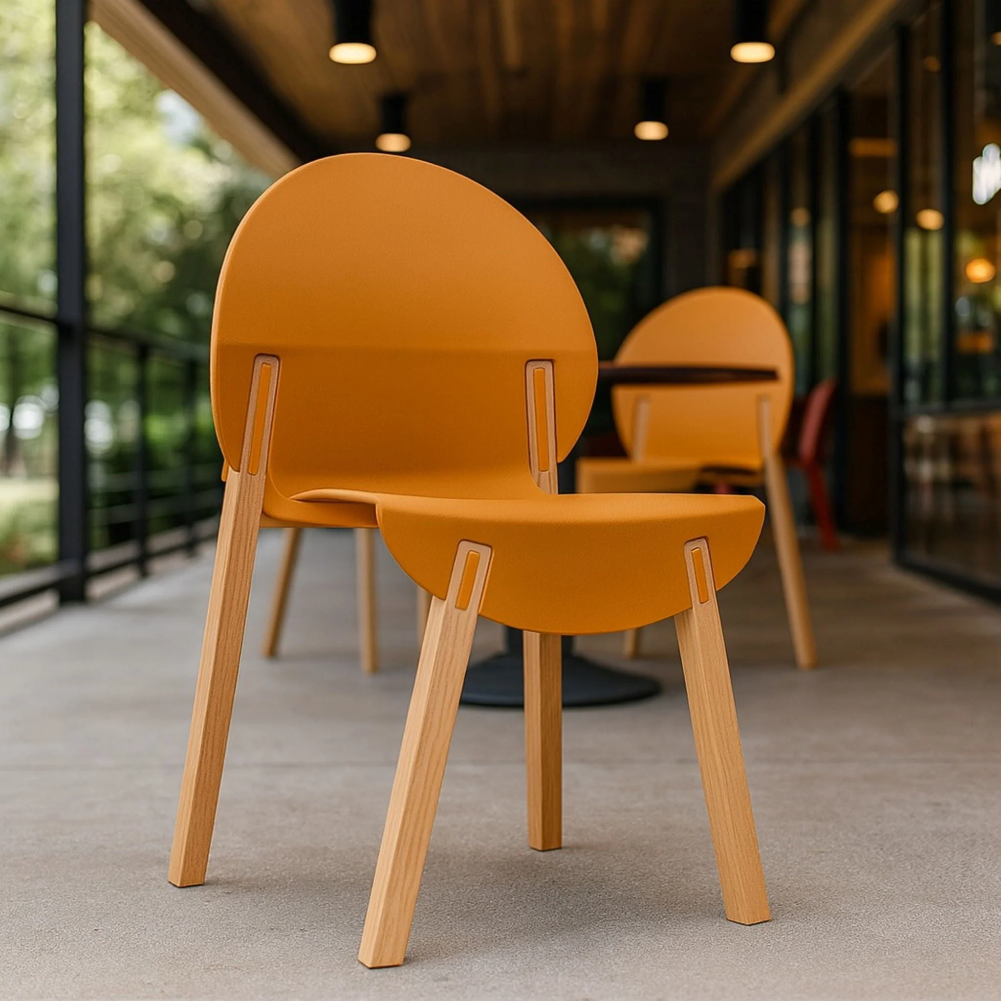 4 Piece Set Of Single Chairs With A Design Combining Modern And Traditional Elements - Image 12