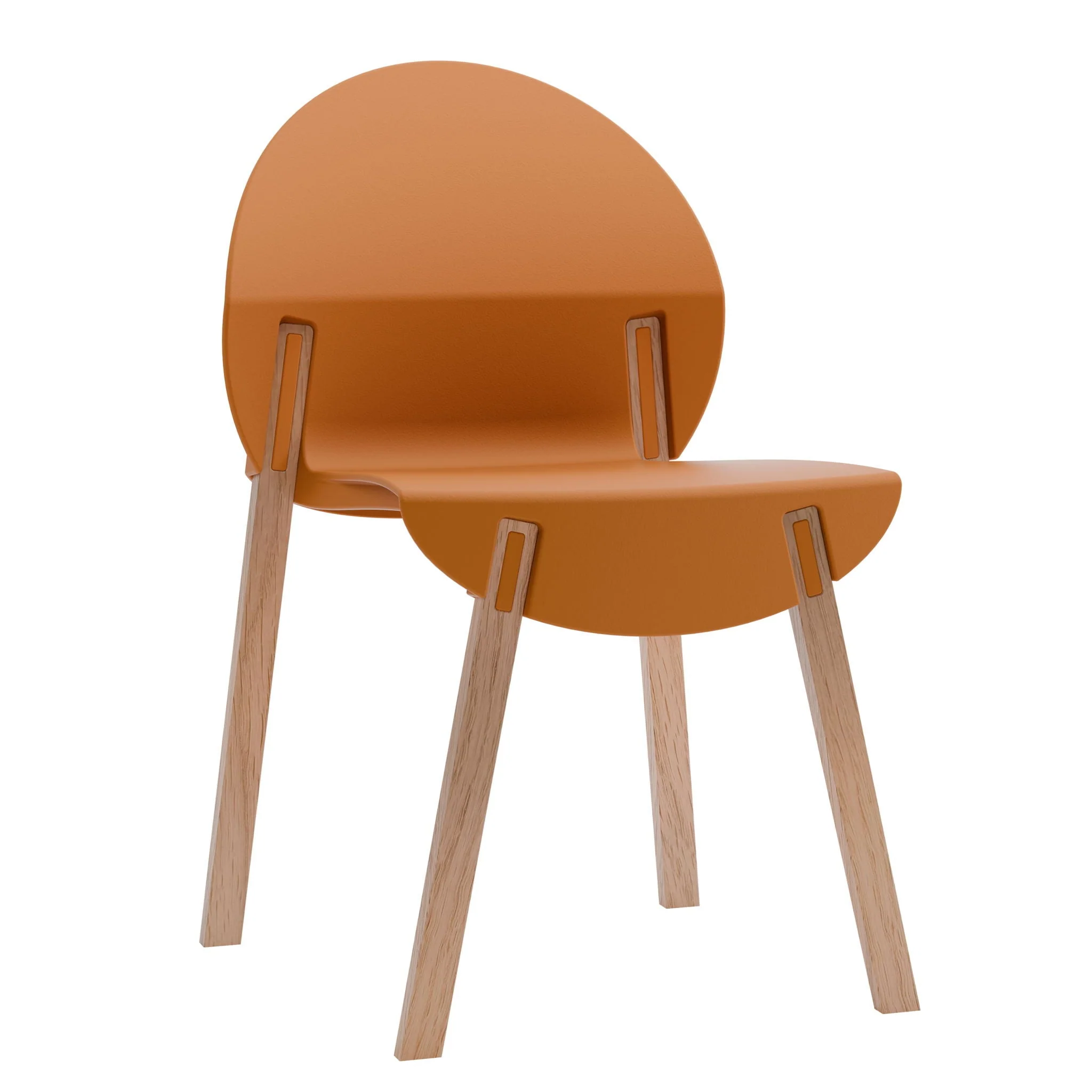 4 Piece Set Of Single Chairs With A Design Combining Modern And Traditional Elements - Image 2
