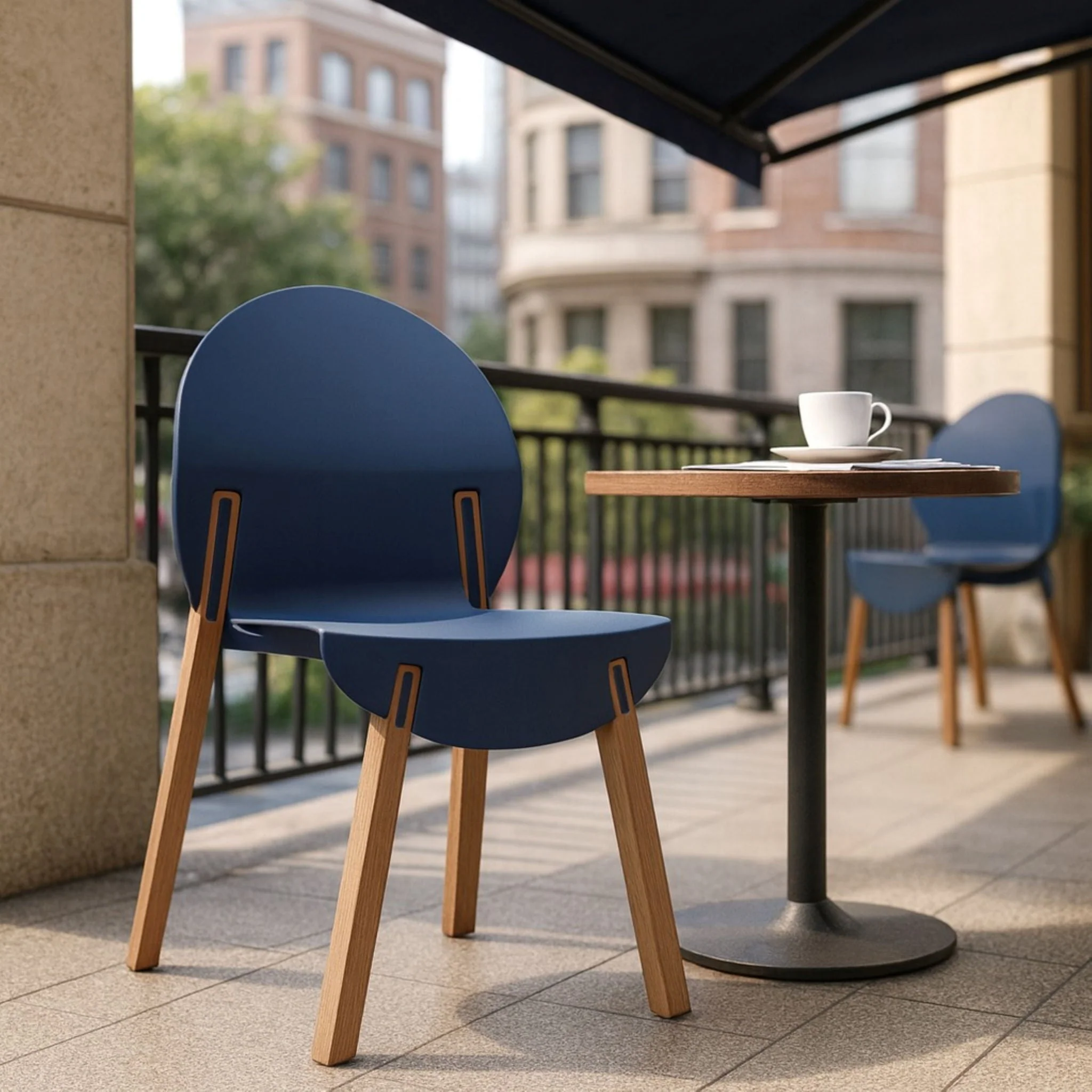 4 Piece Set Of Single Chairs With A Design Combining Modern And Traditional Elements - Image 6