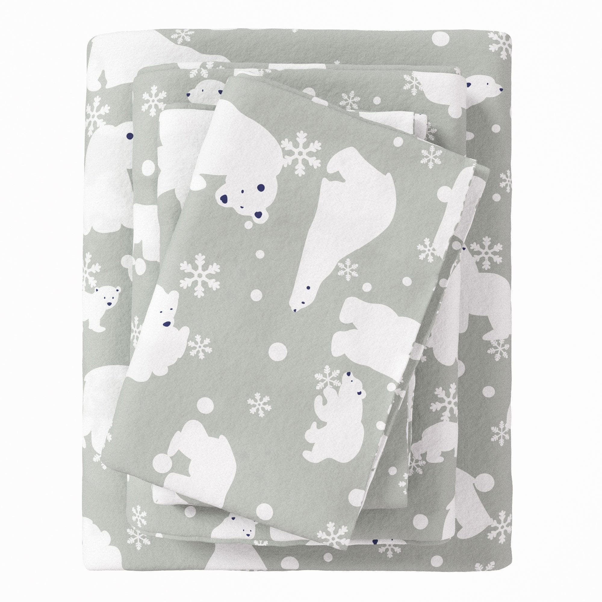 4-Piece Turkish Cotton Flannel Sheet Set - Stratton Collection - Image 19