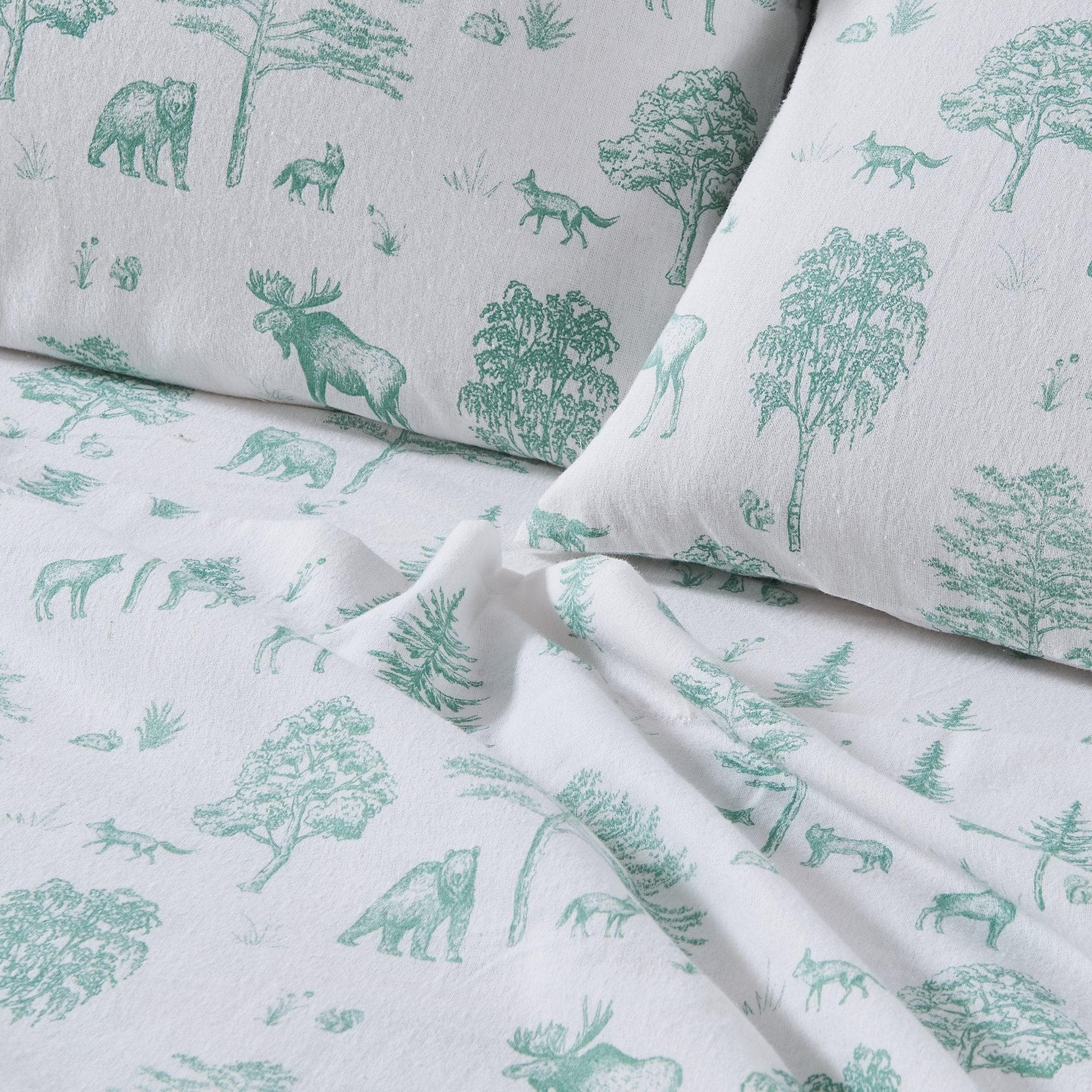 4-Piece Turkish Cotton Flannel Sheet Set - Stratton Collection - Image 3