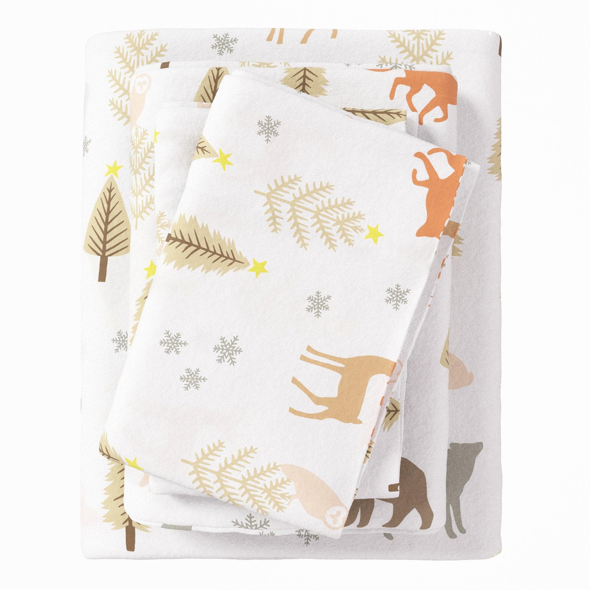 4-Piece Turkish Cotton Flannel Sheet Set - Stratton Collection - Image 43
