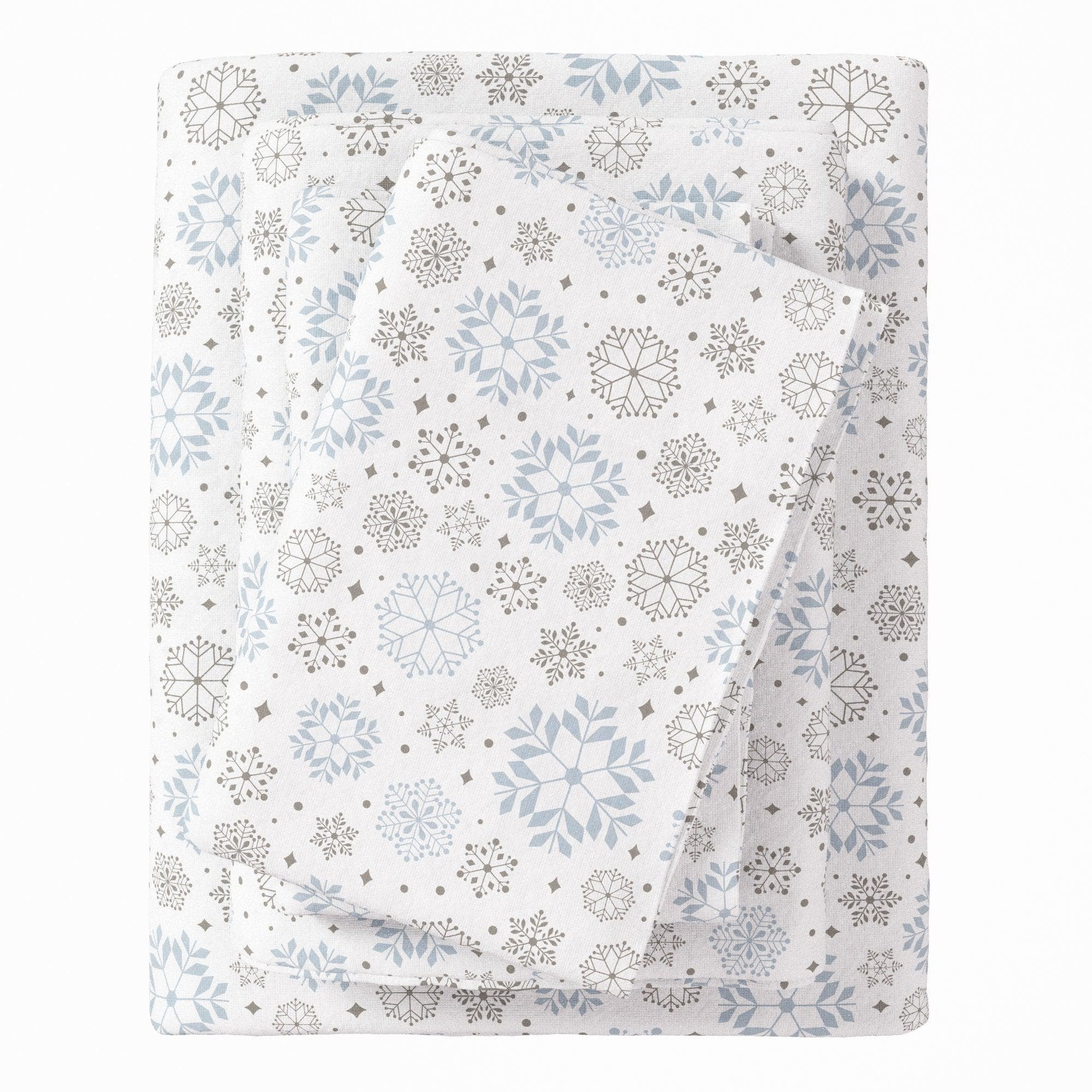 4-Piece Turkish Cotton Flannel Sheet Set - Stratton Collection - Image 49