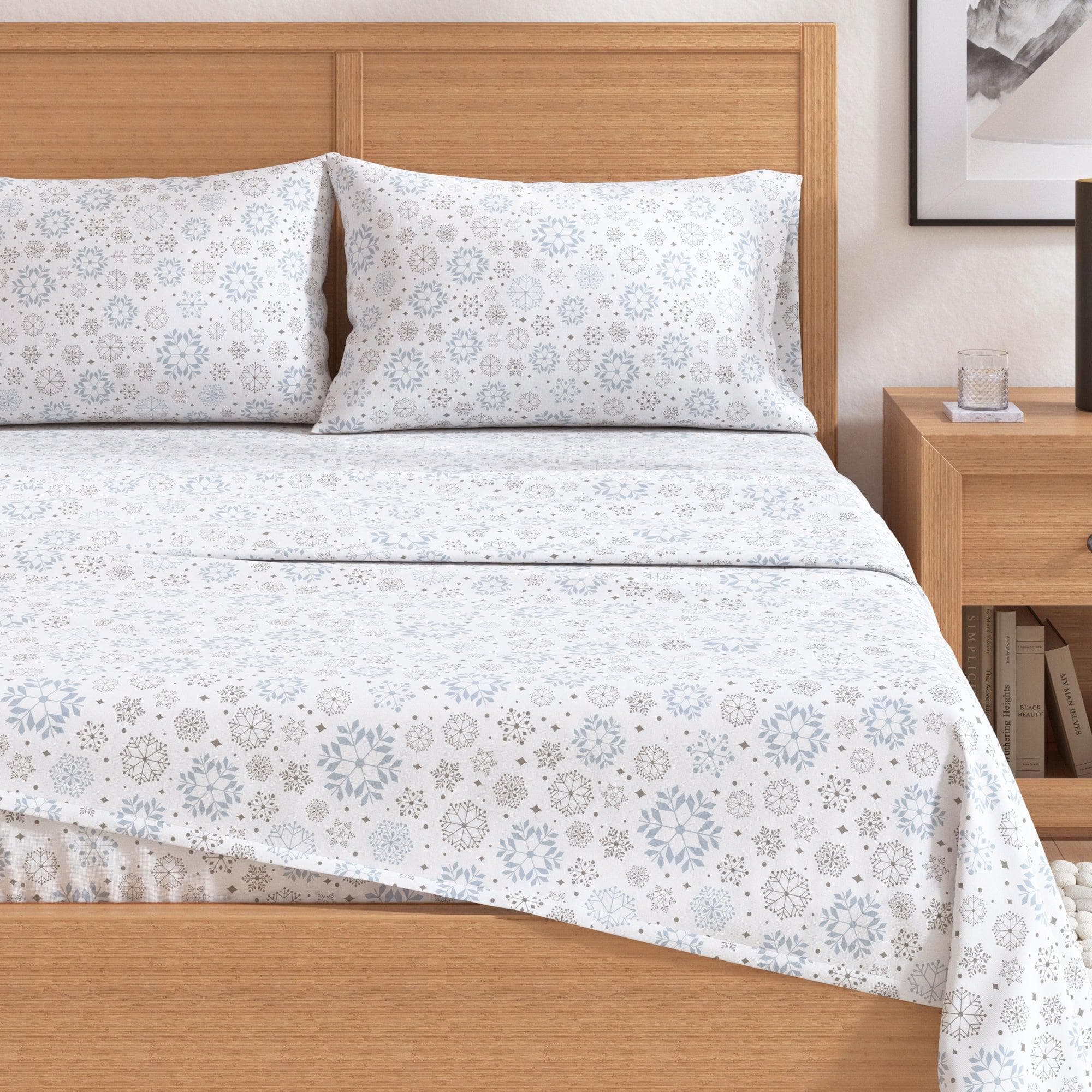 4-Piece Turkish Cotton Flannel Sheet Set - Stratton Collection - Image 50