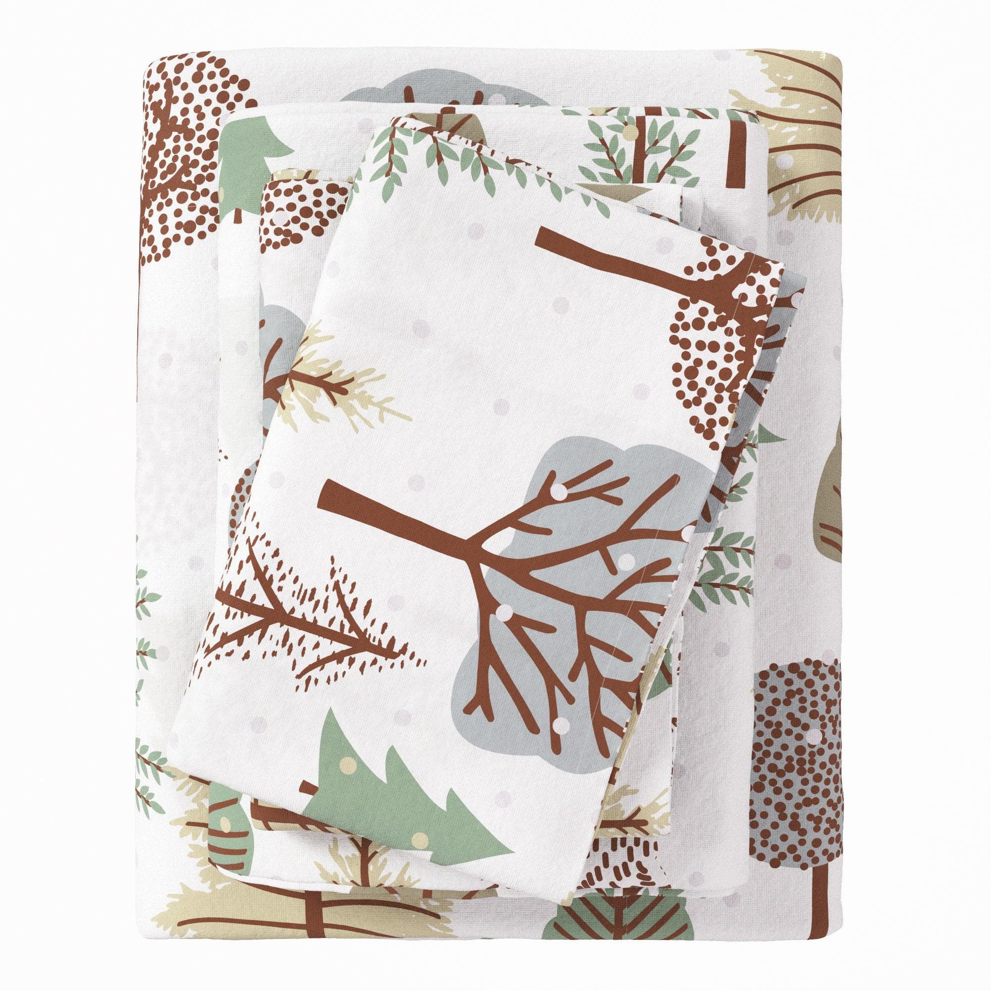 4-Piece Turkish Cotton Flannel Sheet Set - Stratton Collection - Image 55