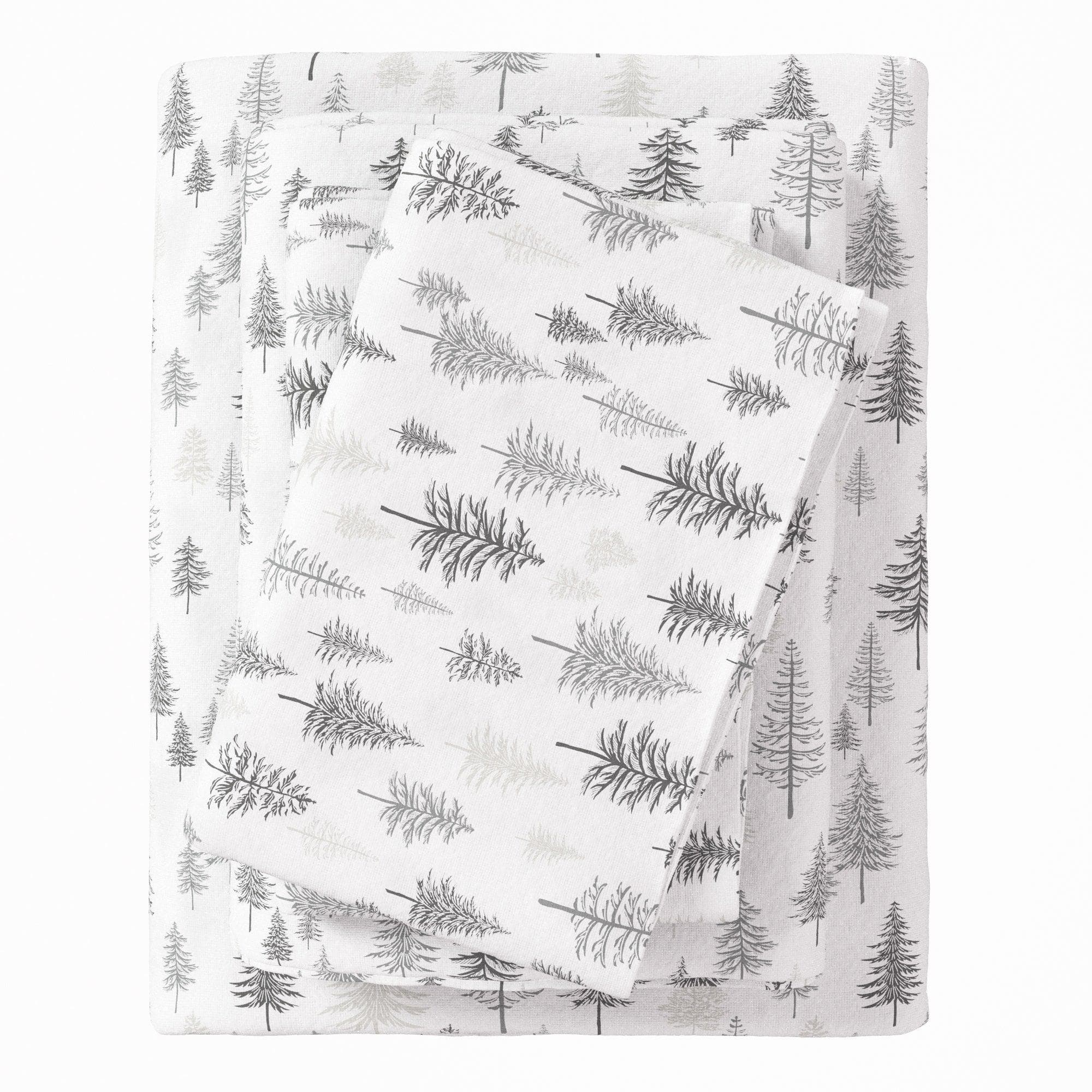 4-Piece Turkish Cotton Flannel Sheet Set - Stratton Collection - Image 61