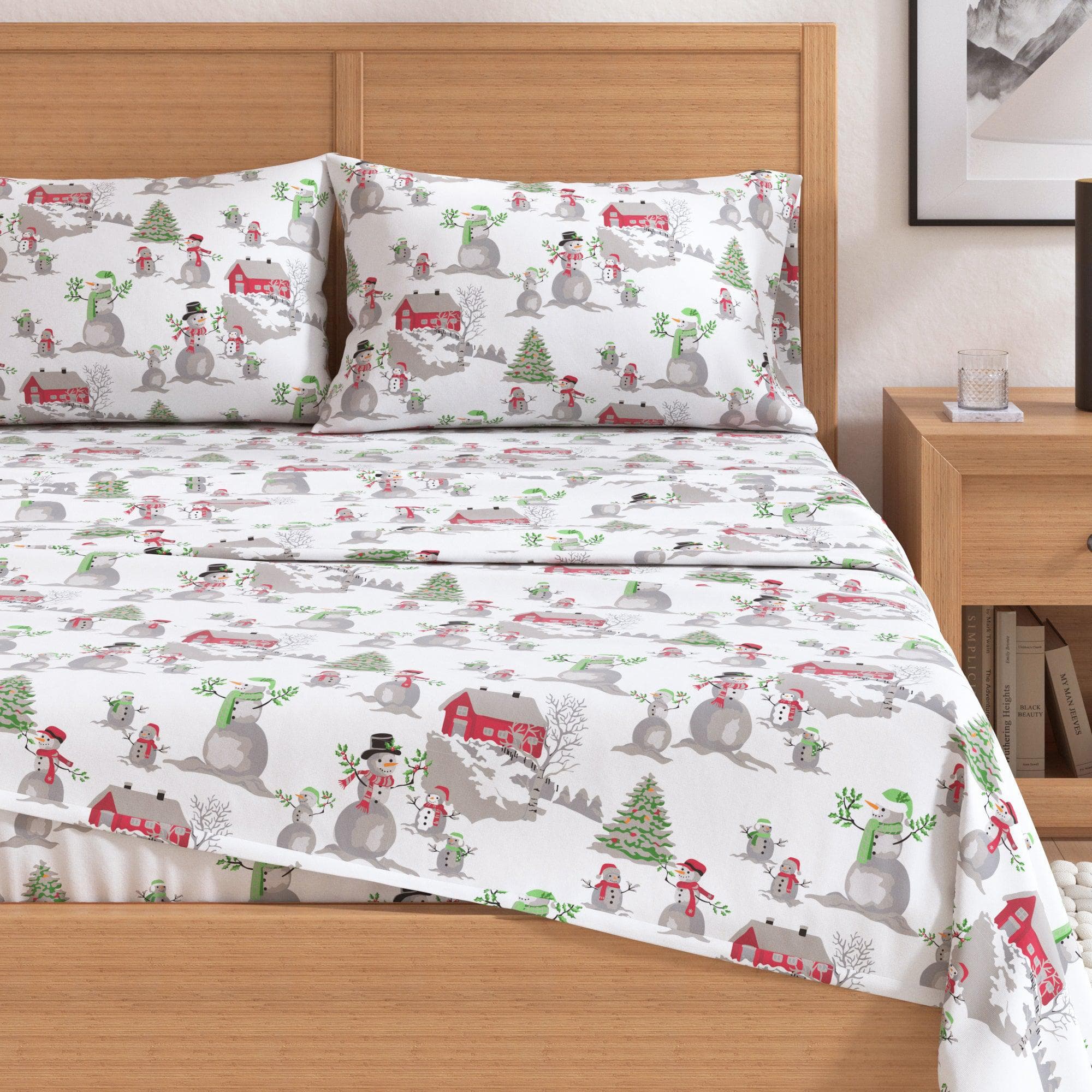 4-Piece Turkish Cotton Flannel Sheet Set - Stratton Collection - Image 68