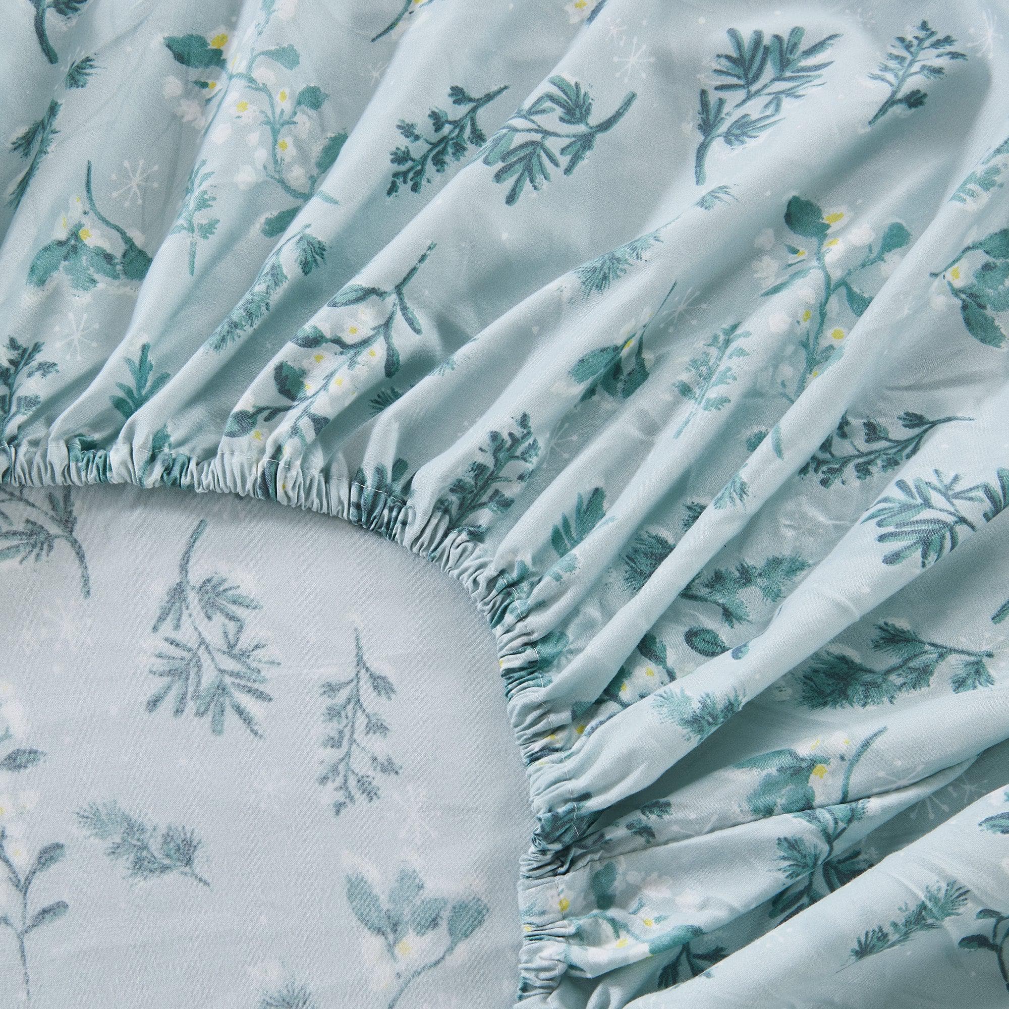 4 Piece Watercolor Floral Microfiber Sheet - Delia Collection - Image 29